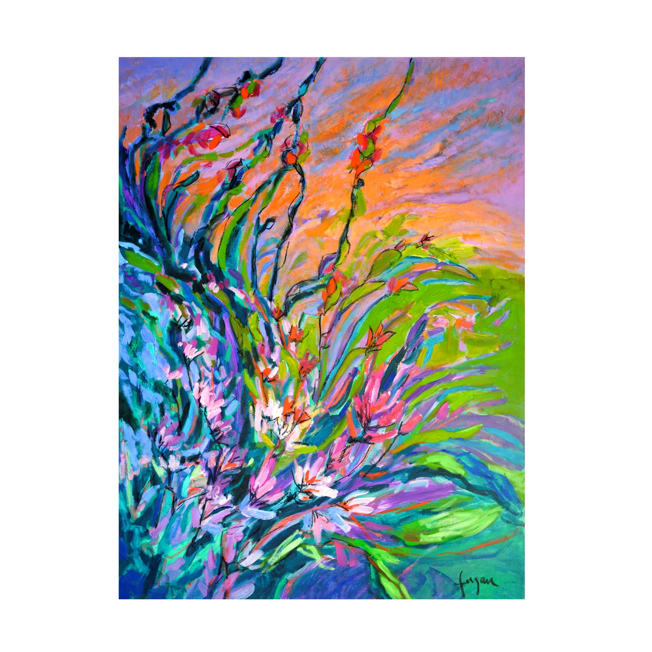 Canvas Wall Art - Dorothy Fagan 'Radiance' Wall Art for Living Room, Bedroom, or Office D?cor by Trademark Fine Art - 18 x 24 Inches
