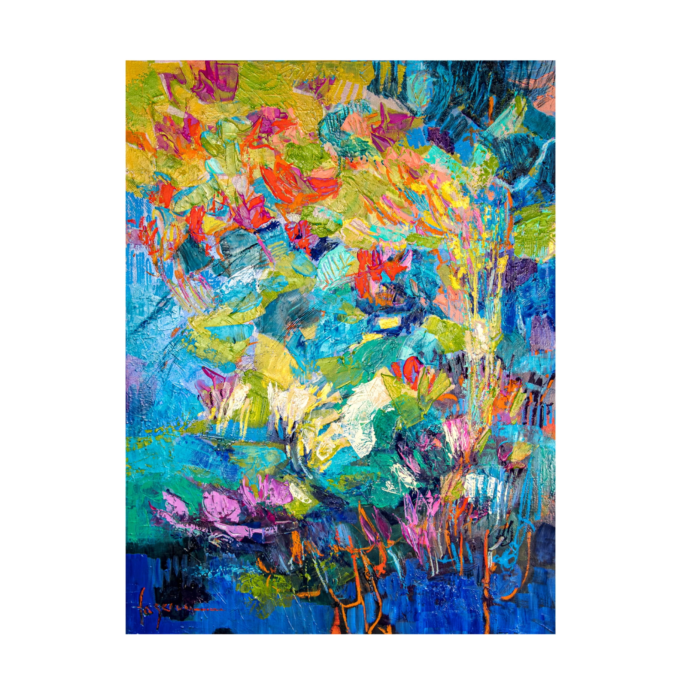 Canvas Wall Art - Dorothy Fagan 'Riverdeliveri' Wall Art for Living Room, Bedroom, or Office D?cor by Trademark Fine Art - 24 x 32 Inches