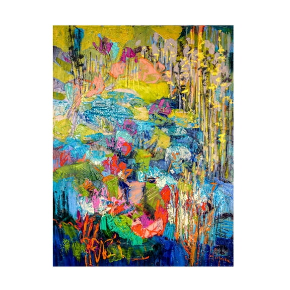 Canvas Wall Art - Dorothy Fagan 'Riverdeliverii' Wall Art for Living Room, Bedroom, or Office D?cor by Trademark Fine Art - 24 x 32 Inches