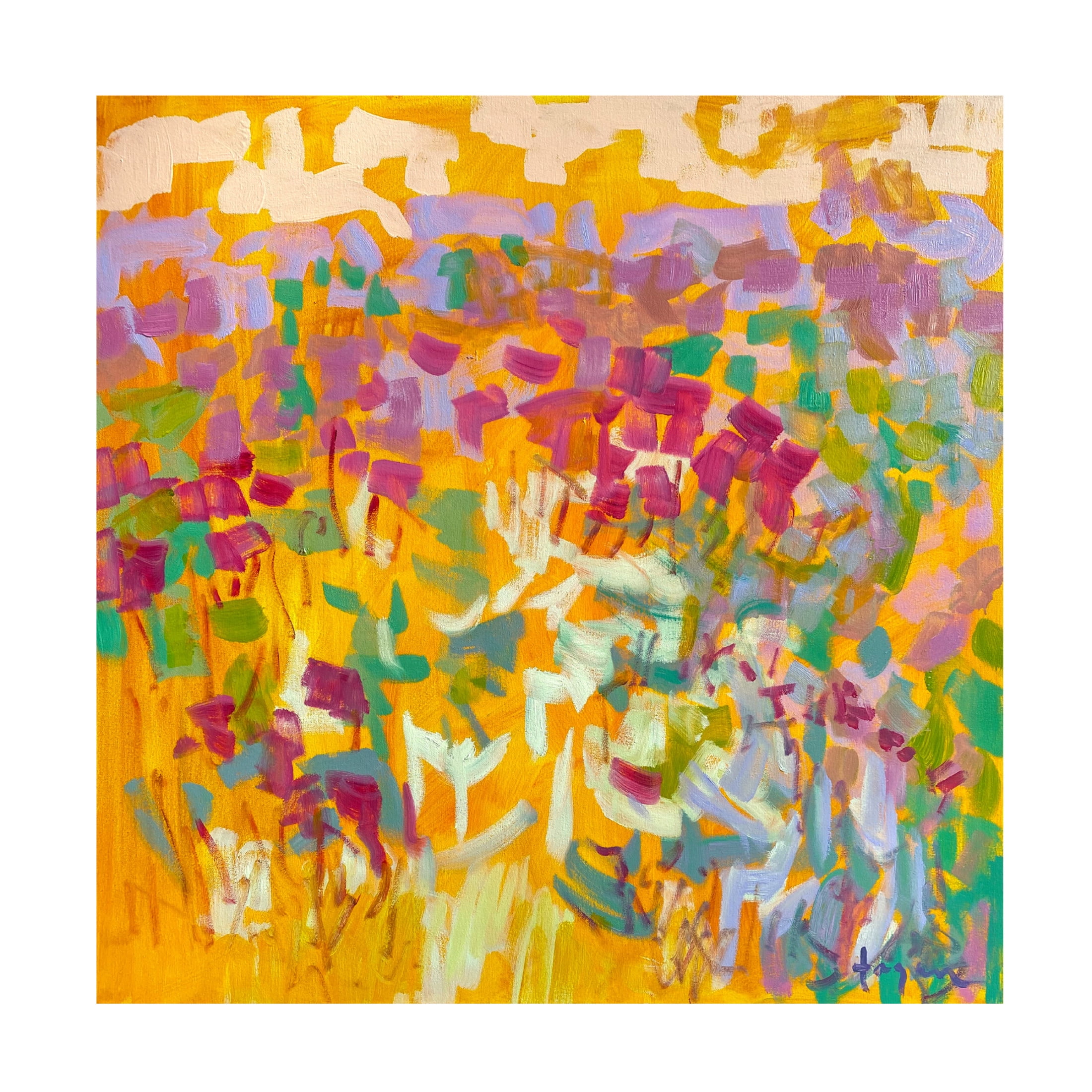 Canvas Wall Art - Dorothy Fagan 'Sundance Ii' Wall Art for Living Room, Bedroom, or Office D?cor by Trademark Fine Art - 14 x 14 Inches