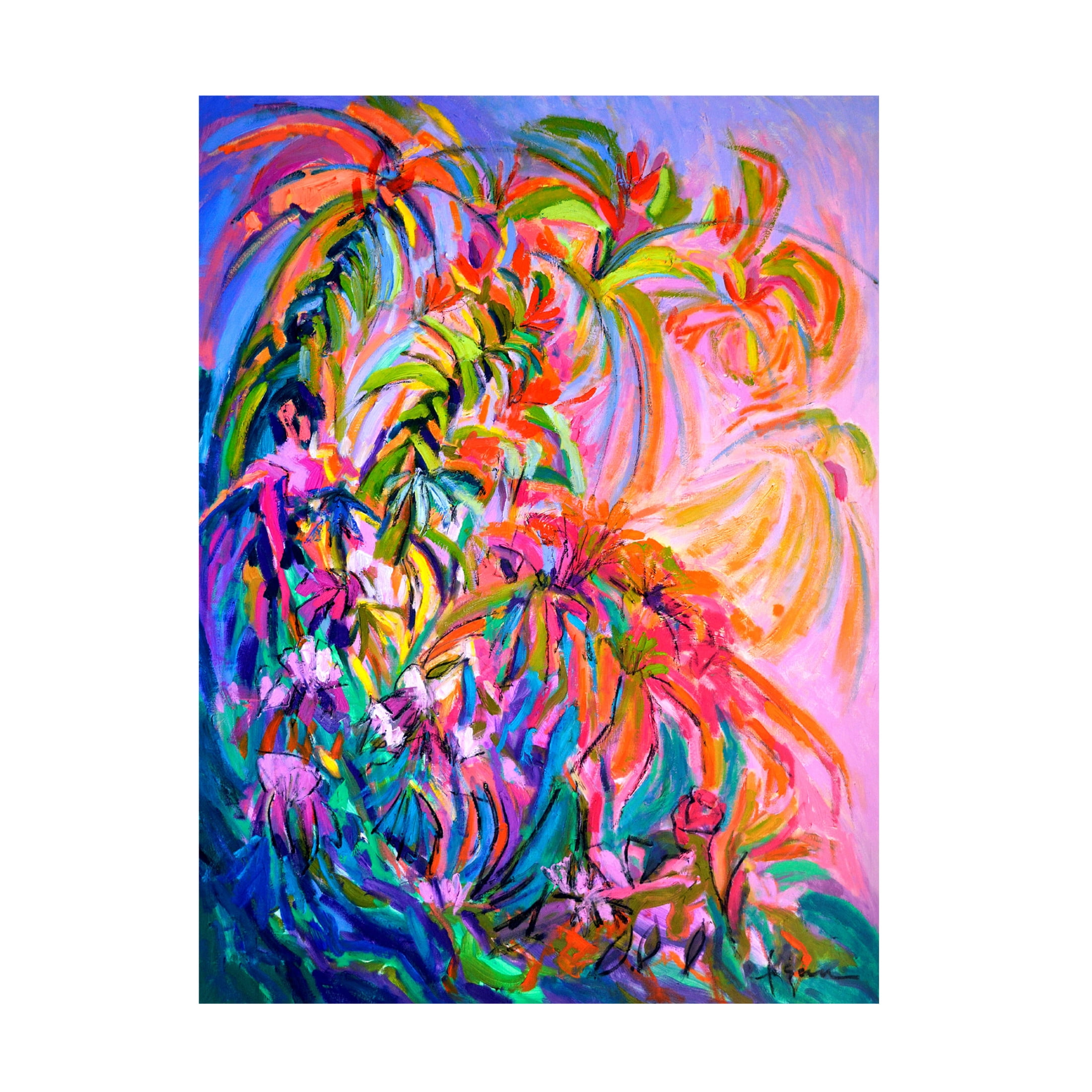 Canvas Wall Art - Dorothy Fagan 'Unfettereddesires' Wall Art for Living Room, Bedroom, or Office D?cor by Trademark Fine Art - 24 x 32 Inches