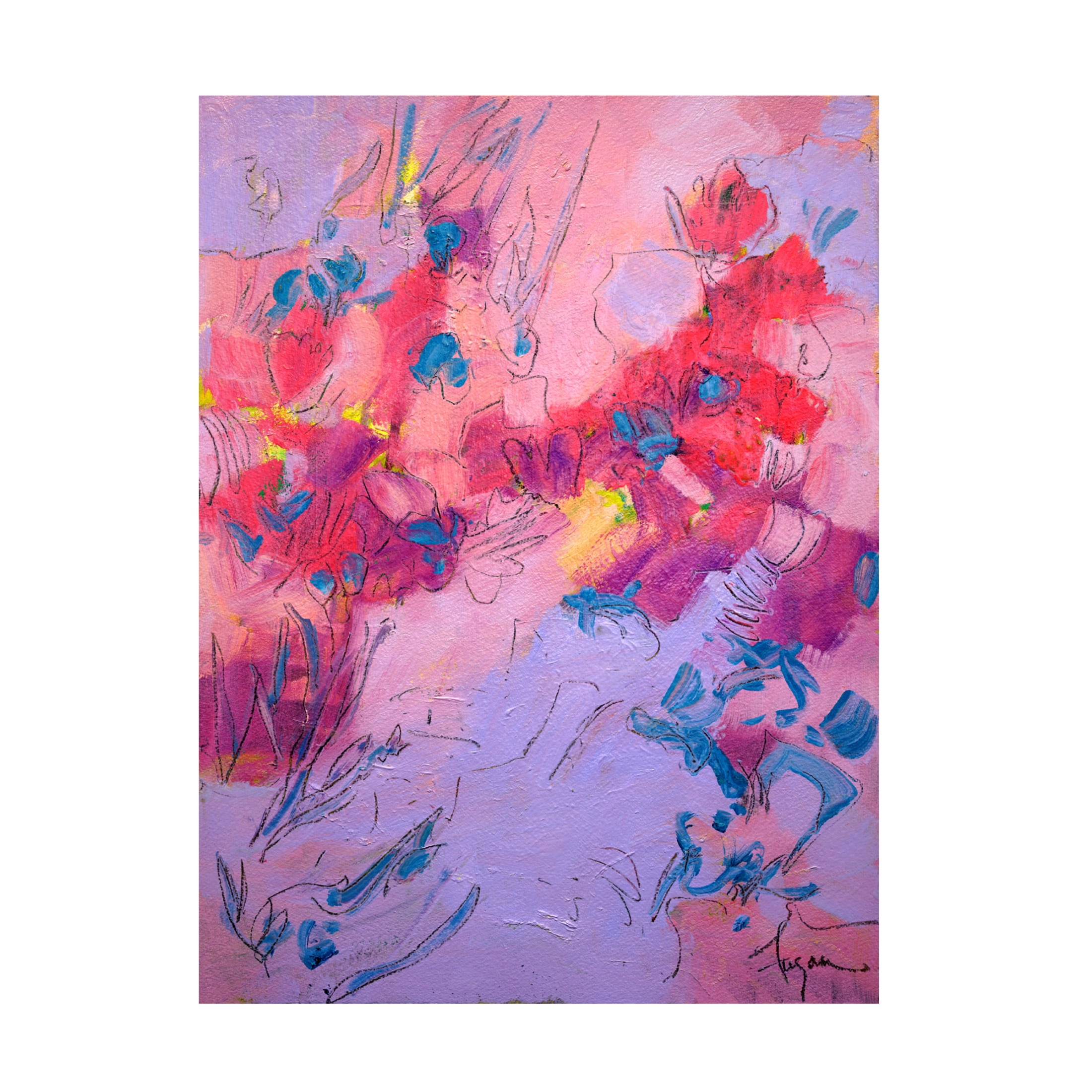 Canvas Wall Art - Dorothy Fagan 'Wish You Well' Wall Art for Living Room, Bedroom, or Office D?cor by Trademark Fine Art - 14 x 19 Inches