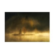 Canvas Wall Art - Ellen Borggreve 'Autumnsphere' Wall Art for Living Room, Bedroom, or Office D?cor by Trademark Fine Art - 47 x 30 Inches