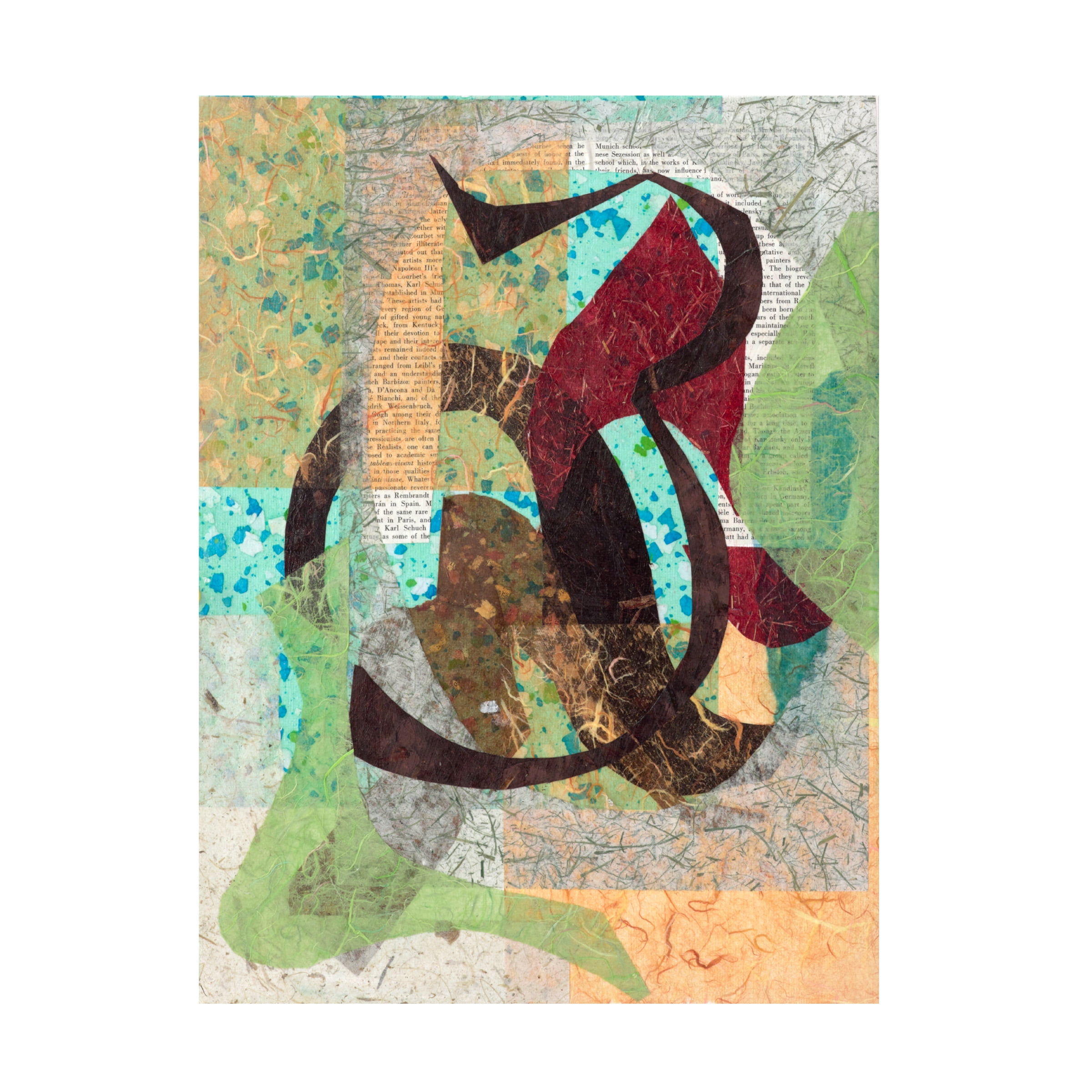 Canvas Wall Art - Ellen Kossoff 'Art Book 2' Wall Art for Living Room, Bedroom, or Office Décor by Trademark Fine Art - 35 x 47 Inches