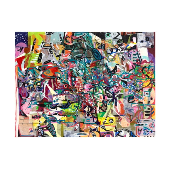 Canvas Wall Art - Ellen Kossoff 'Beehive' Wall Art for Living Room, Bedroom, or Office Décor by Trademark Fine Art - 19 x 14 Inches