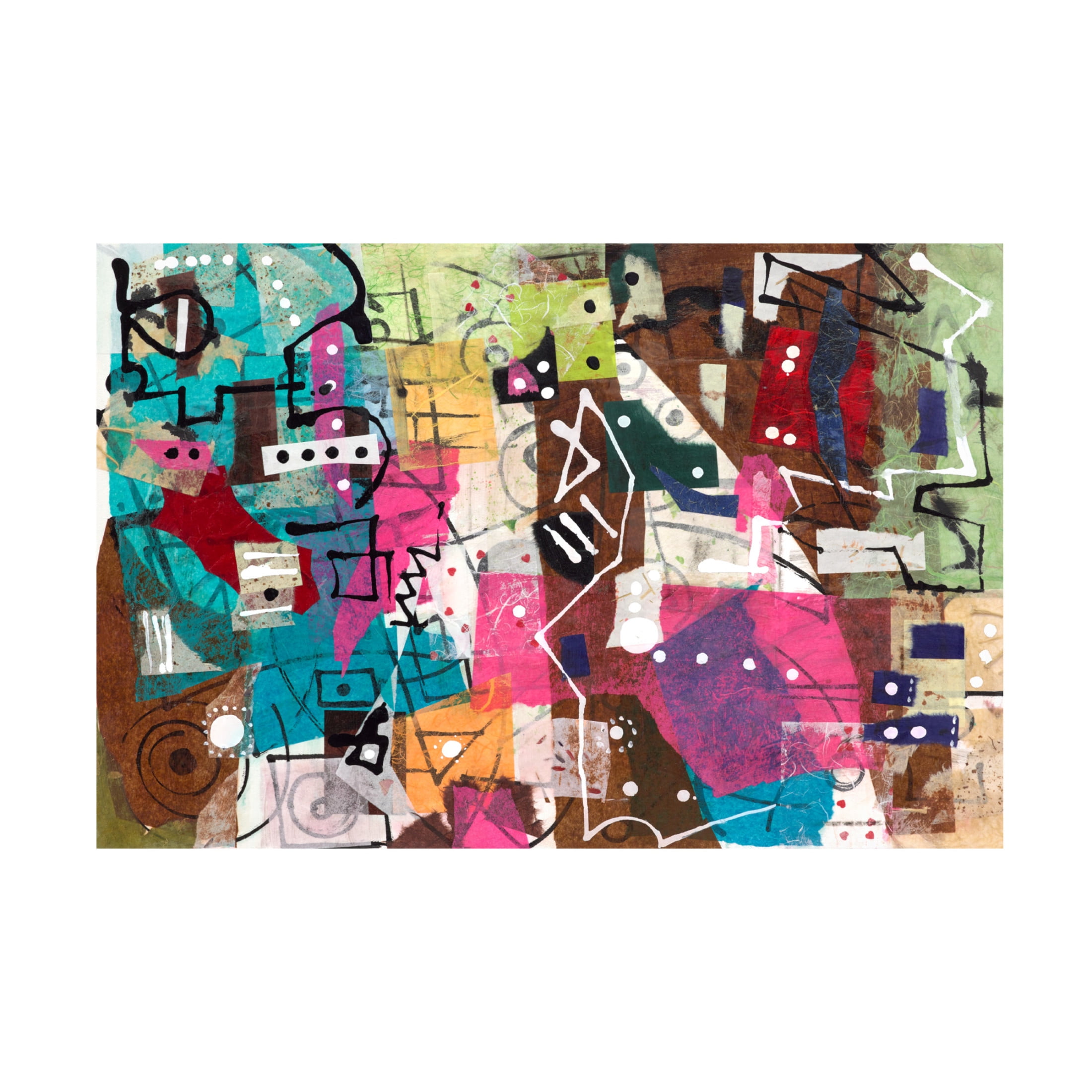 Canvas Wall Art - Ellen Kossoff 'Cement City 1' Wall Art for Living Room, Bedroom, or Office Décor by Trademark Fine Art - 24 x 16 Inches