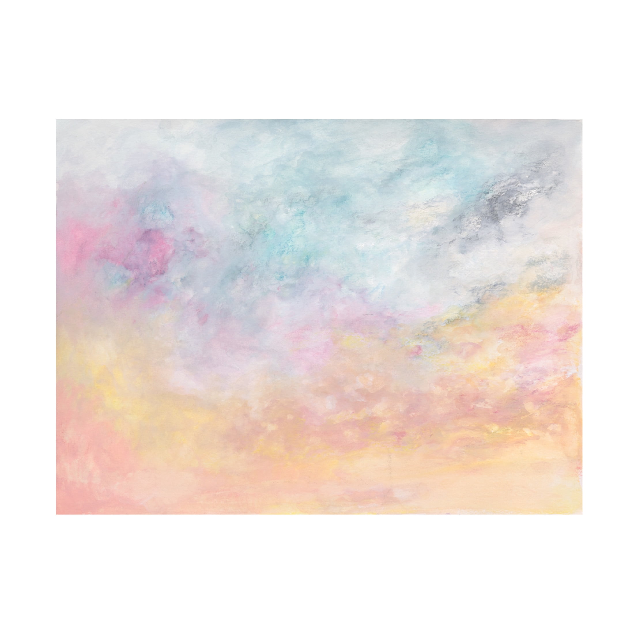Canvas Wall Art - Ellen Kossoff 'Clouds And Sea 2' Wall Art for Living Room, Bedroom, or Office Décor by Trademark Fine Art - 47 x 35 Inches