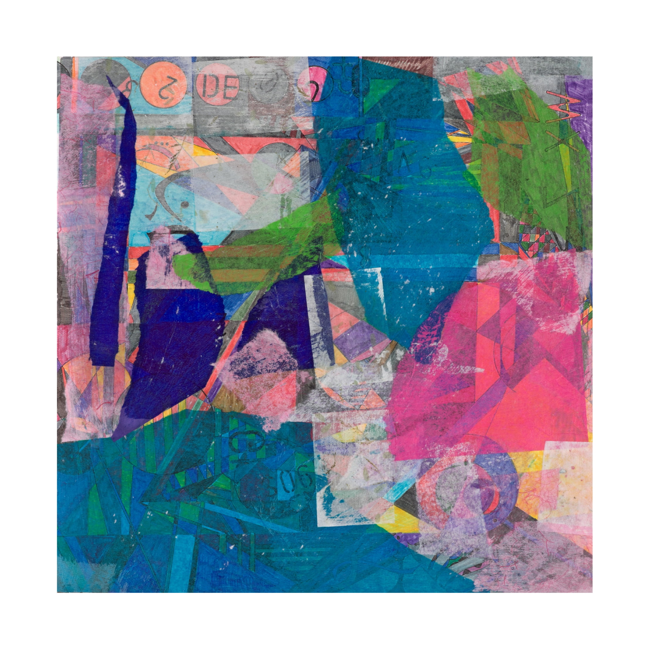 Canvas Wall Art - Ellen Kossoff 'De8' Wall Art for Living Room, Bedroom, or Office Décor by Trademark Fine Art - 18 x 18 Inches