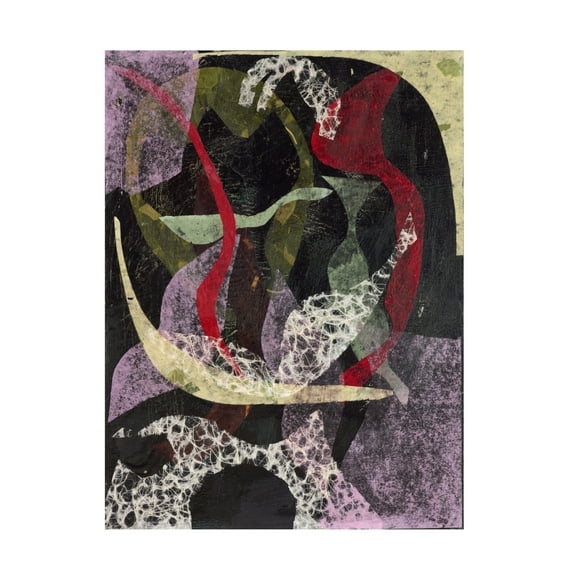 Canvas Wall Art - Ellen Kossoff 'Leather And Lace' Wall Art for Living Room, Bedroom, or Office Décor by Trademark Fine Art - 18 x 24 Inches