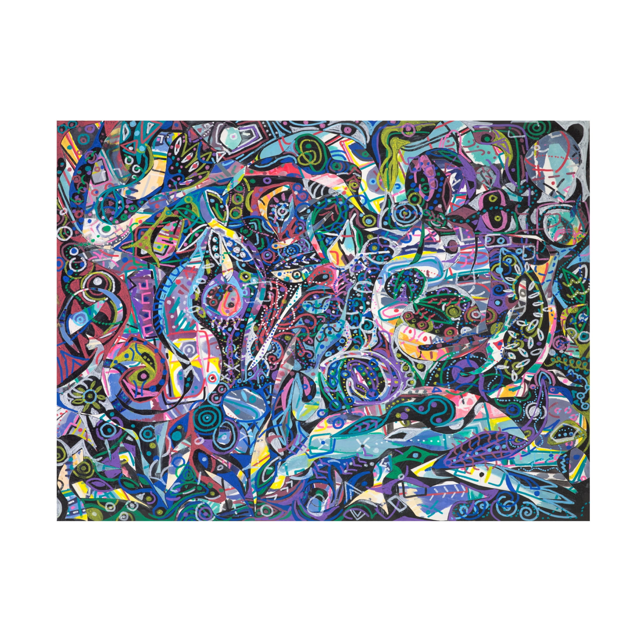 Canvas Wall Art - Ellen Kossoff 'Ocean Peace' Wall Art for Living Room, Bedroom, or Office Décor by Trademark Fine Art - 47 x 35 Inches
