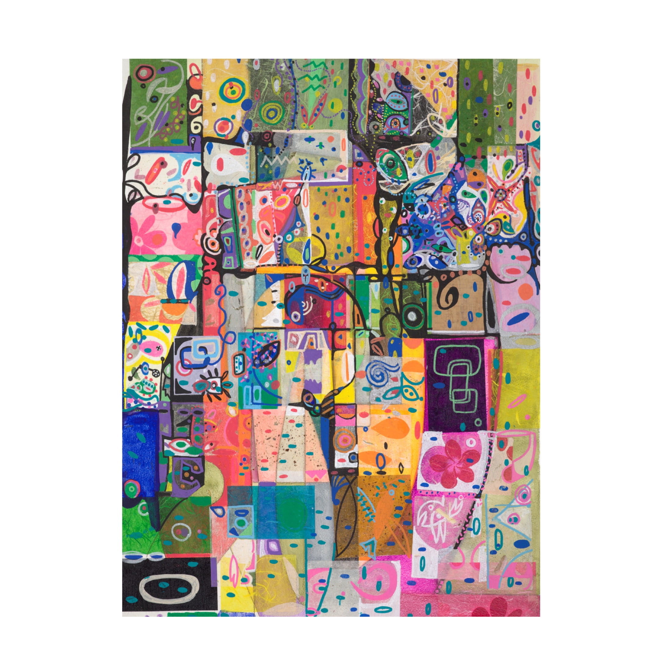 Canvas Wall Art - Ellen Kossoff 'Shaker' Wall Art for Living Room, Bedroom, or Office Décor by Trademark Fine Art - 14 x 19 Inches