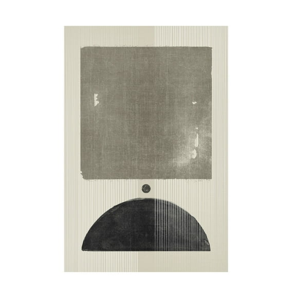 Canvas Wall Art - Ema Paraschiv 'The Black Dune' Wall Art for Living Room, Bedroom, or Office D?cor by Trademark Fine Art - 16 x 24 Inches