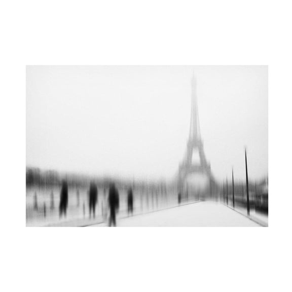 Canvas Wall Art - Eric Drigny 'A Cold Winter' Wall Art for Living Room, Bedroom, or Office D?cor by Trademark Fine Art - 19 x 12 Inches