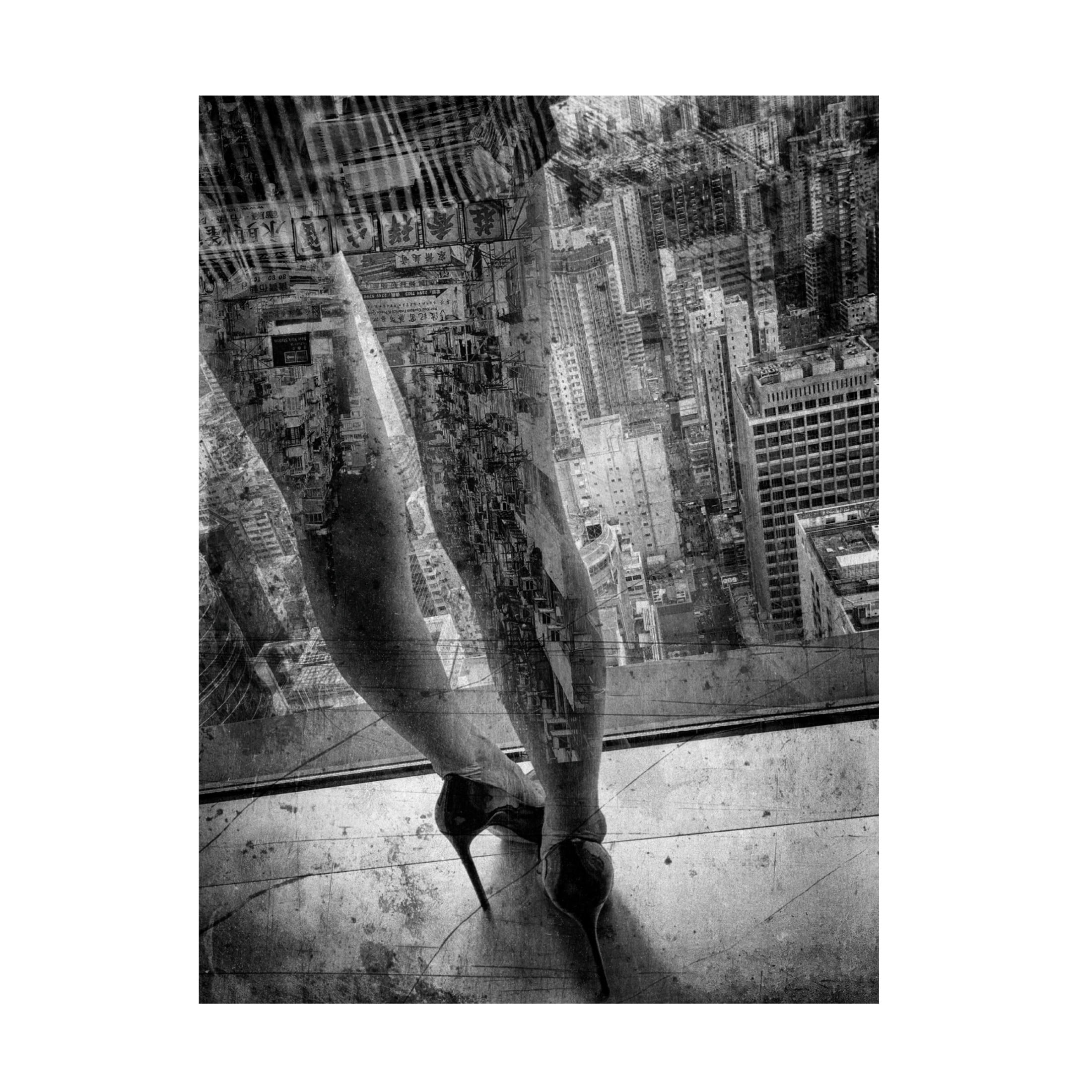 Canvas Wall Art - Erik Schottstaedt 'Hong Kong In Love Iii' Wall Art for Living Room, Bedroom, or Office Décor by Trademark Fine Art - 35 x 47 Inches