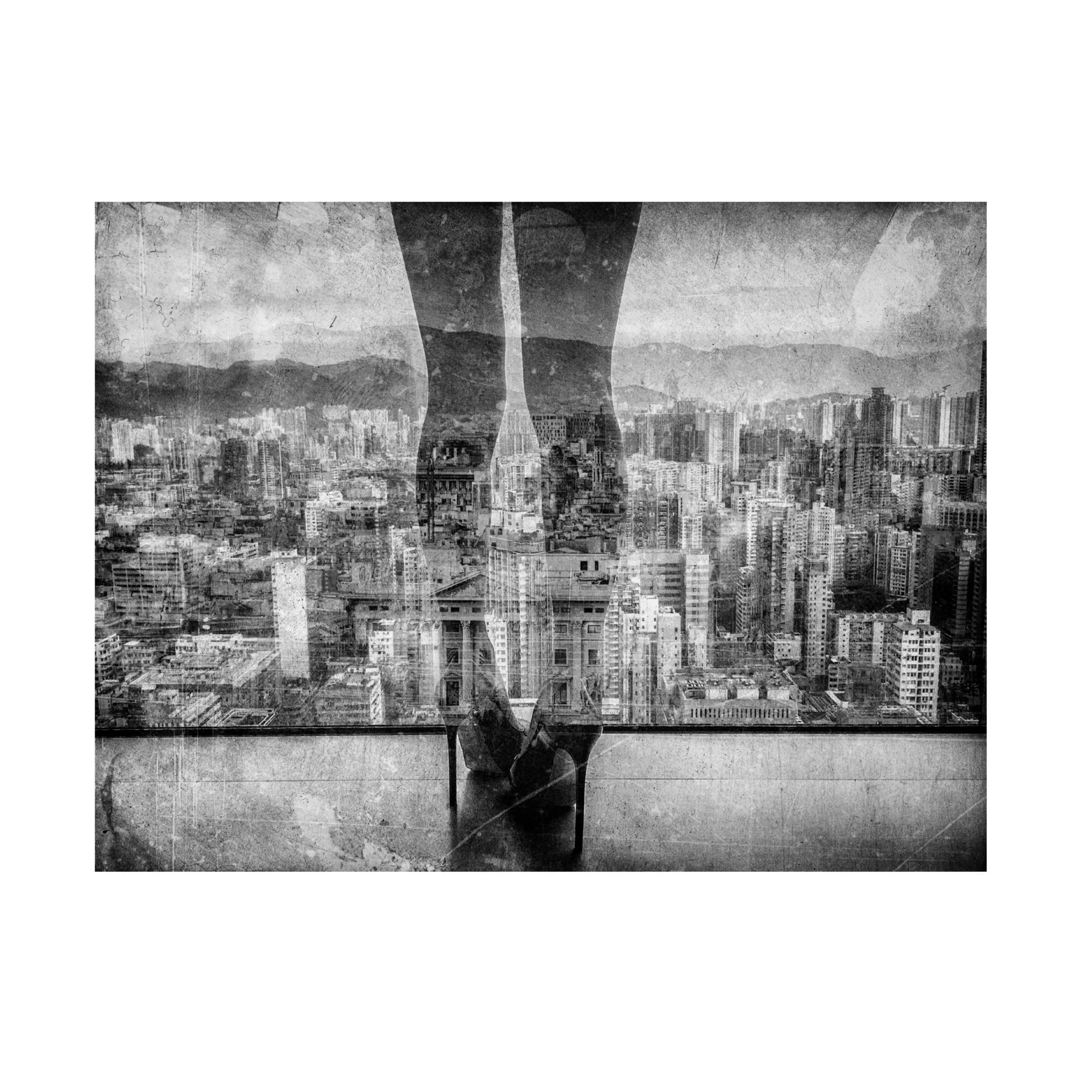 Canvas Wall Art - Erik Schottstaedt 'Hong Kong N Love Ii' Wall Art for Living Room, Bedroom, or Office Décor by Trademark Fine Art - 32 x 24 Inches