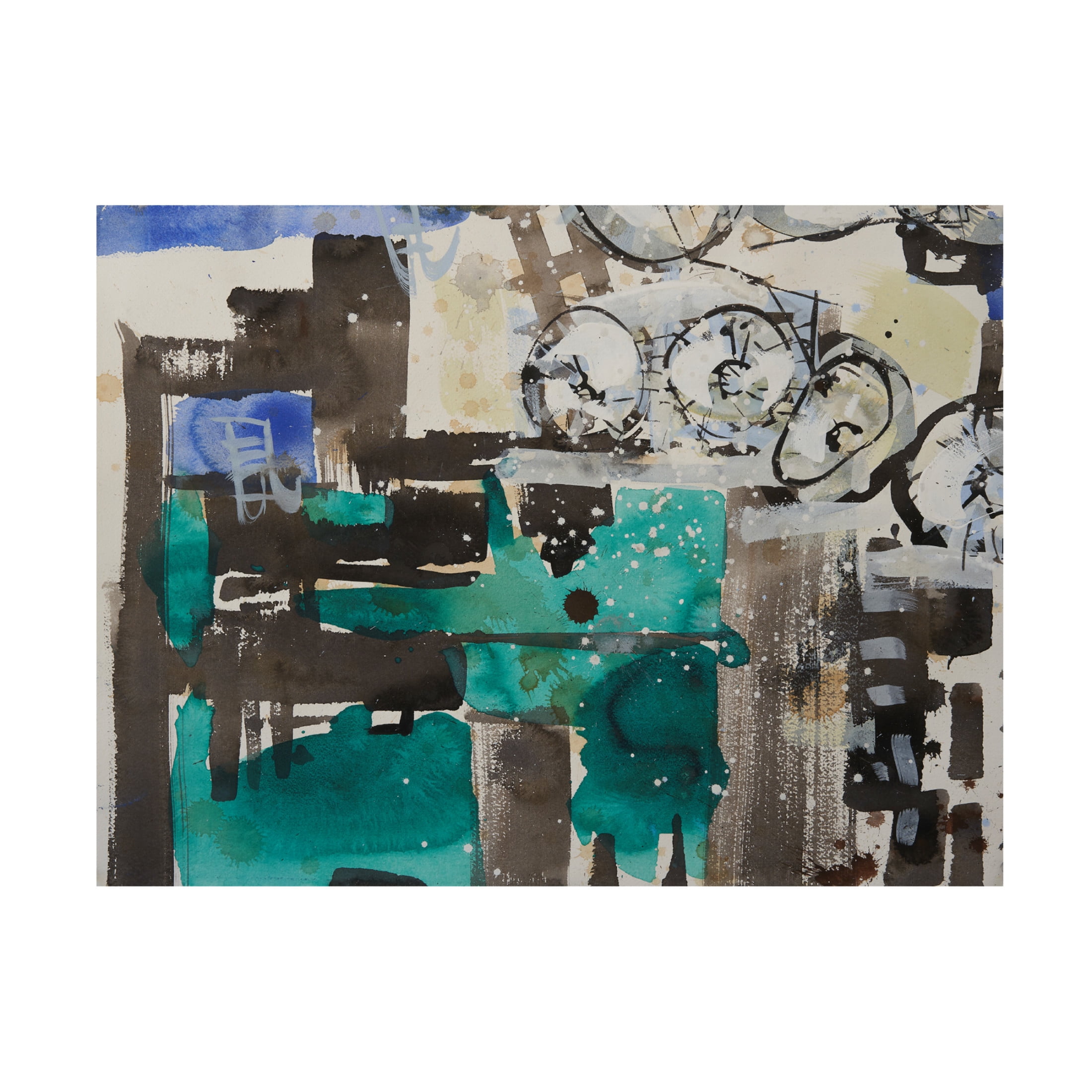 Canvas Wall Art - Erin McGee Ferrell 'Bahrain II' Wall Art for Living Room, Bedroom, or Office Décor by Trademark Fine Art - 24 x 18 Inches