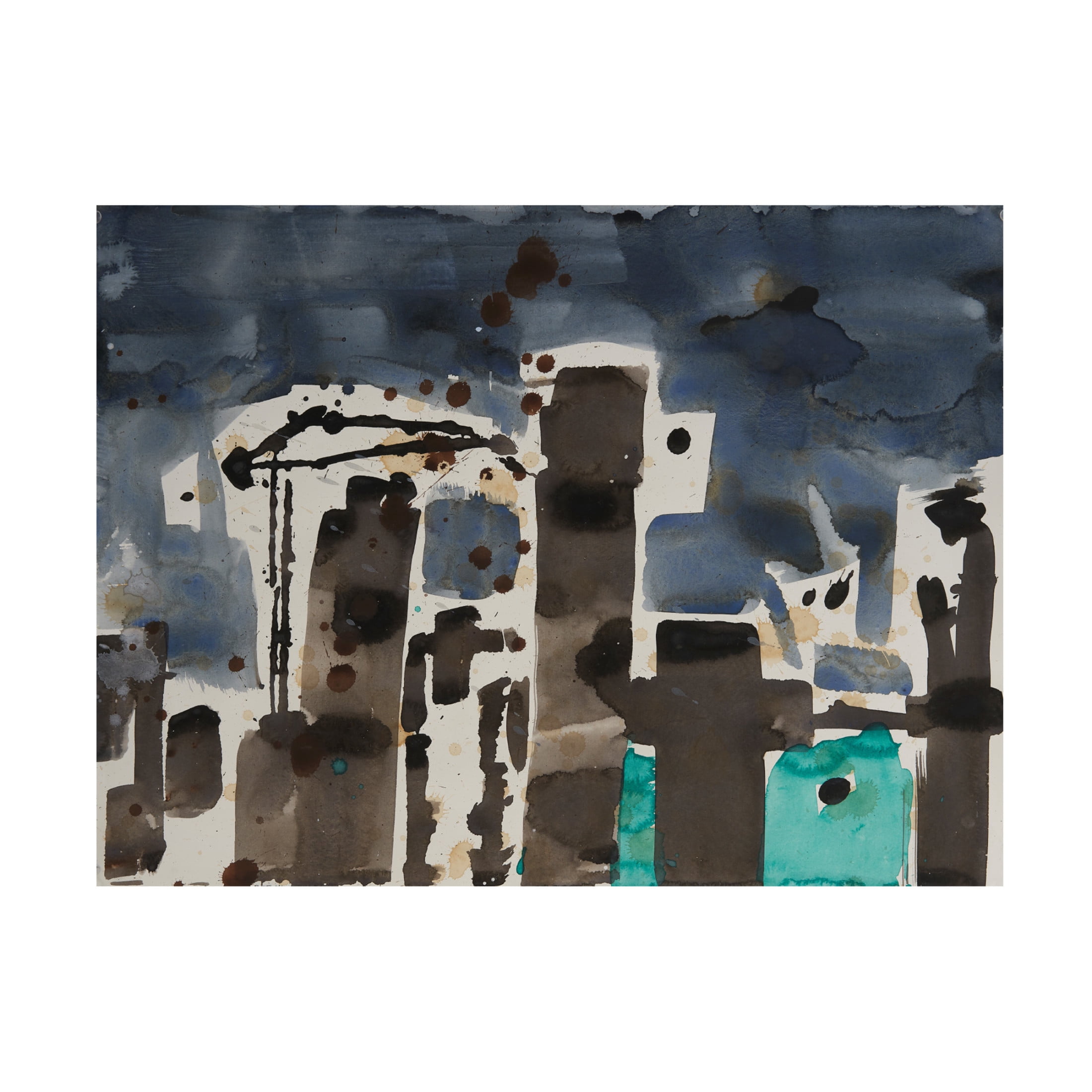 Canvas Wall Art - Erin McGee Ferrell 'Bahrain III' Wall Art for Living Room, Bedroom, or Office Décor by Trademark Fine Art - 47 x 35 Inches