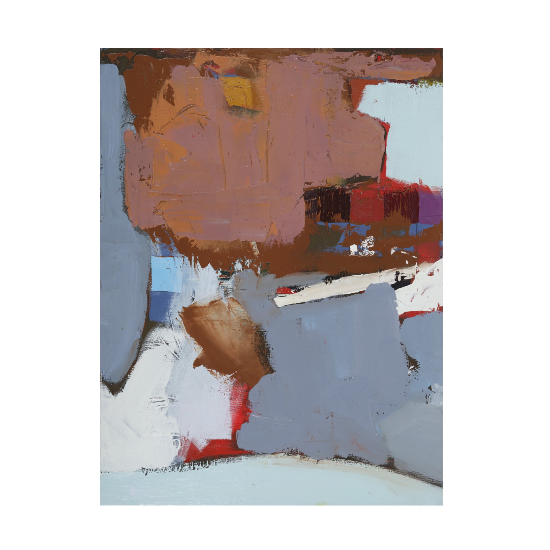 Canvas Wall Art - Erin McGee Ferrell 'Colorful Expressionism II' Wall Art for Living Room, Bedroom, or Office Décor by Trademark Fine Art - 35 x 47 Inches
