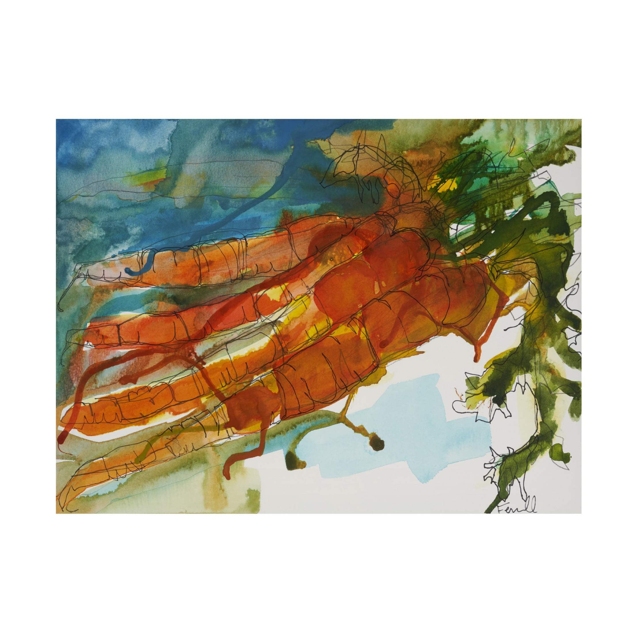 Canvas Wall Art - Erin McGee Ferrell 'Fresh Carrots I' Wall Art for Living Room, Bedroom, or Office Décor by Trademark Fine Art - 19 x 14 Inches