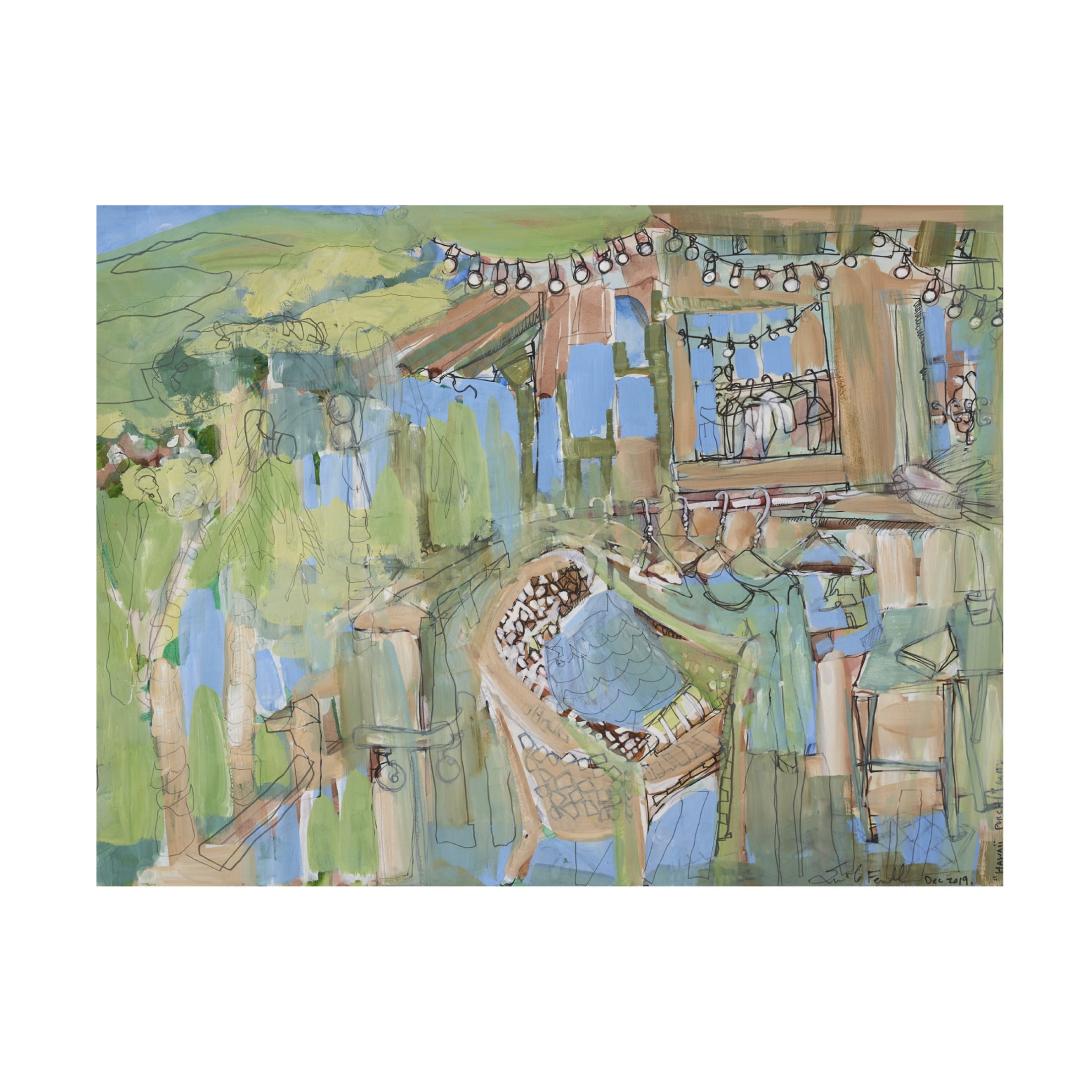 Canvas Wall Art - Erin McGee Ferrell 'Hawaii III' Wall Art for Living Room, Bedroom, or Office Décor by Trademark Fine Art - 32 x 24 Inches