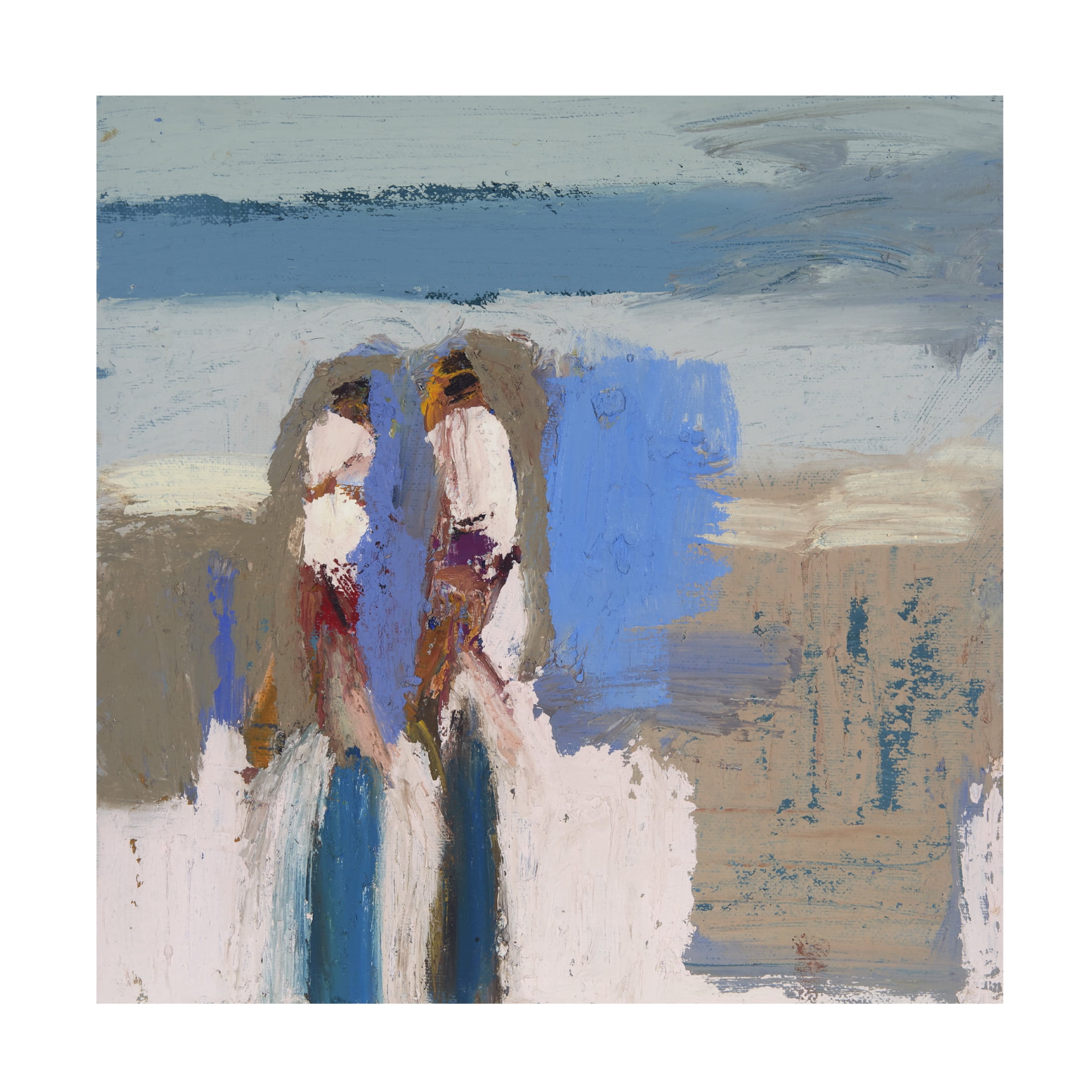 Canvas Wall Art - Erin McGee Ferrell 'Shell Gathers VI' Wall Art for Living Room, Bedroom, or Office Décor by Trademark Fine Art - 18 x 18 Inches