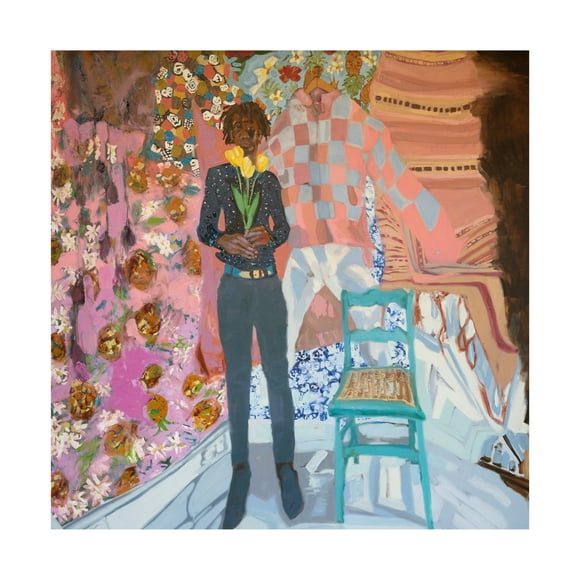 Canvas Wall Art - Erin McGee Ferrell 'Some Flowers For You' Wall Art for Living Room, Bedroom, or Office Décor by Trademark Fine Art - 14 x 14 Inches