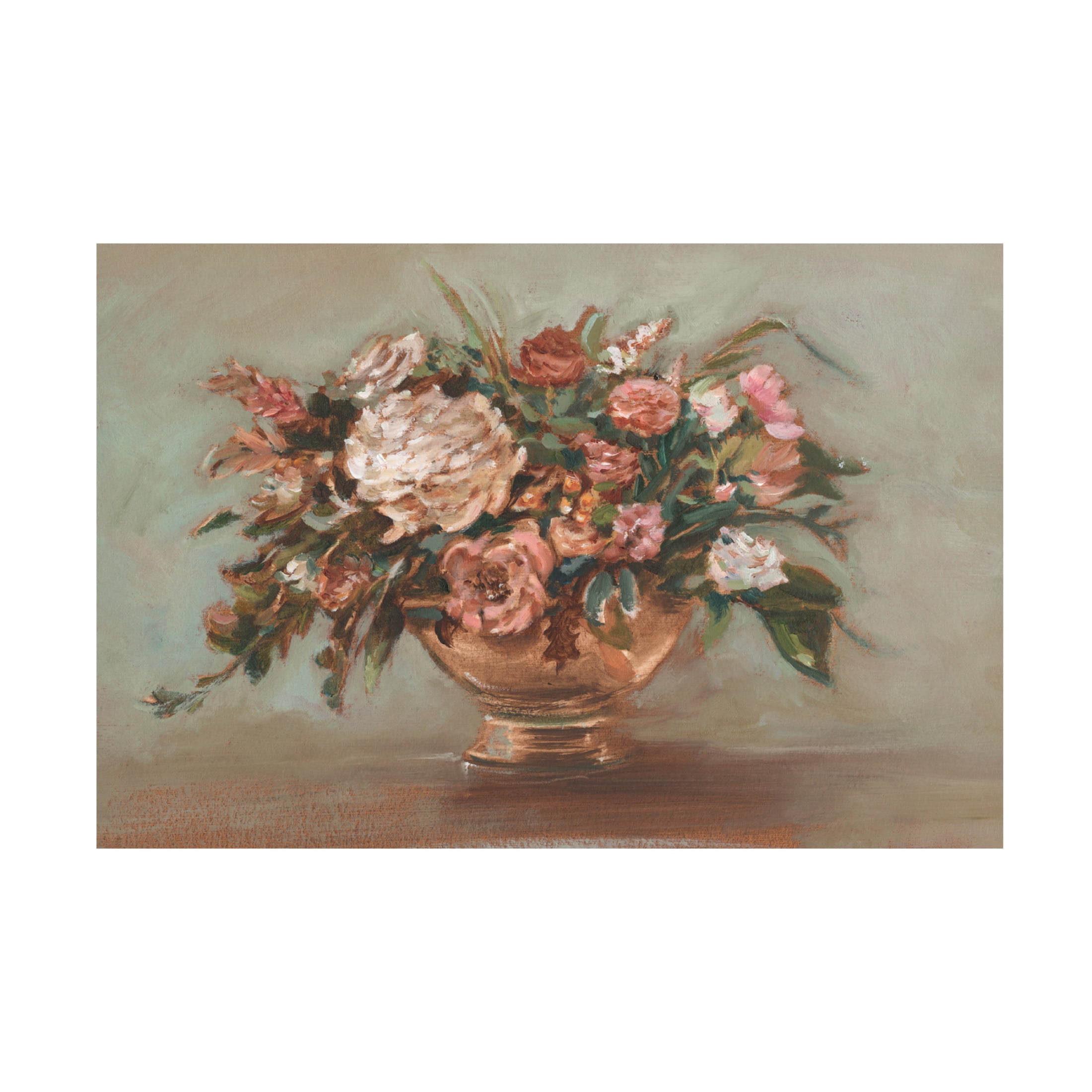 Canvas Wall Art - Ethan Harper 'Renaissance Floral Arrangement' Wall Art for Living Room, Bedroom, or Office Décor by Trademark Fine Art - 24 x 16 Inches