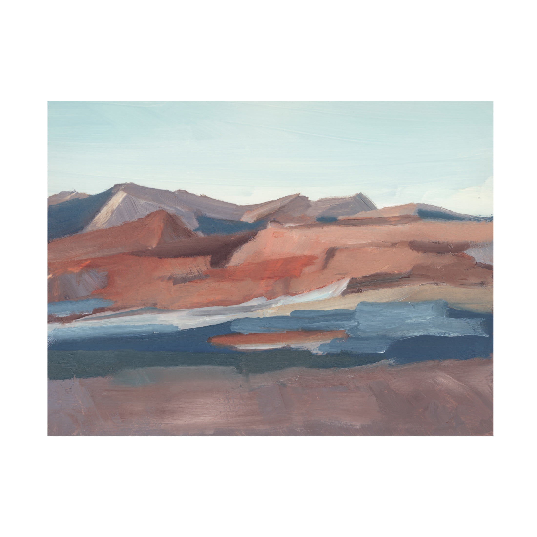 Canvas Wall Art - Ethan Harper 'Sienna Ridge II' Wall Art for Living Room, Bedroom, or Office Décor by Trademark Fine Art - 24 x 18 Inches