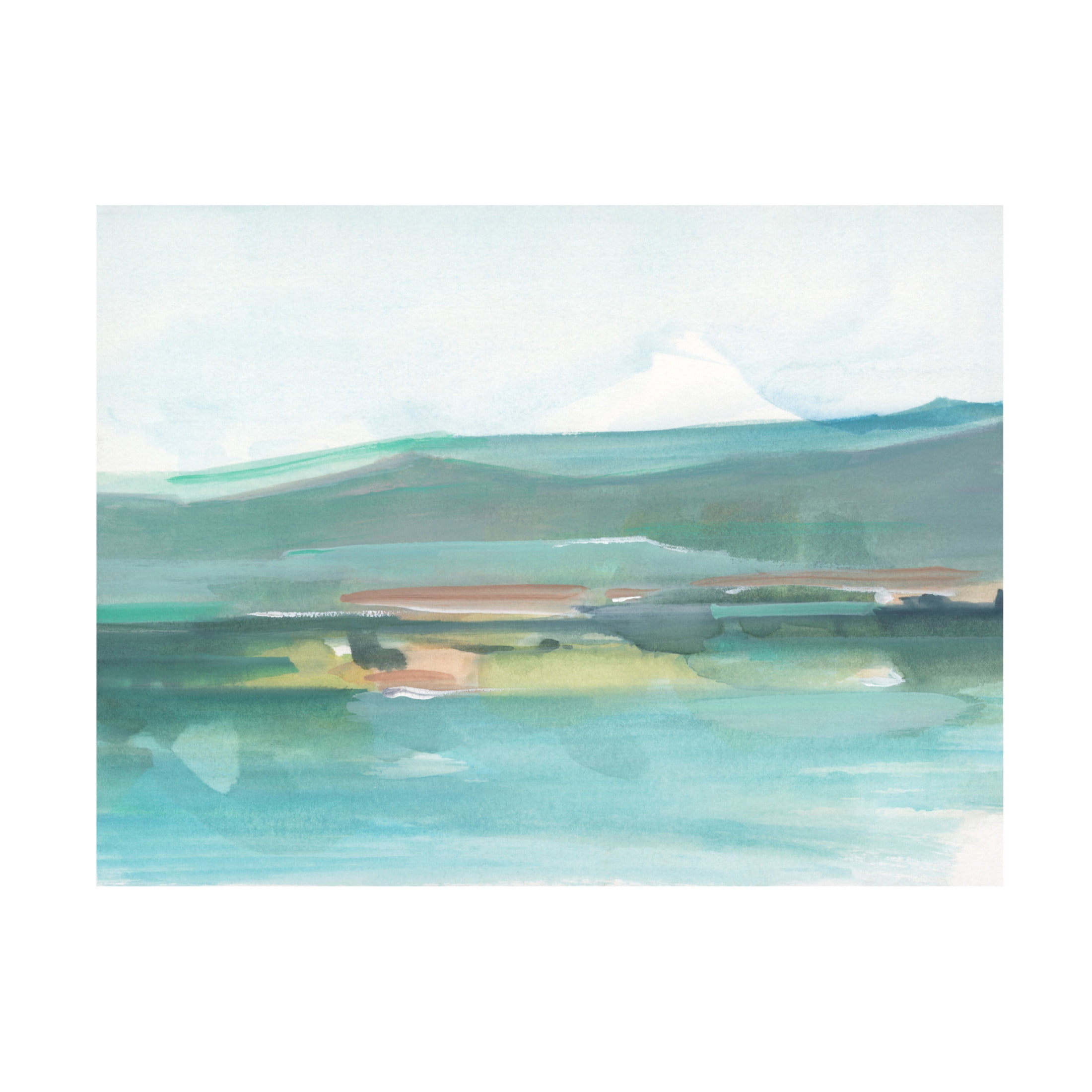 Canvas Wall Art - Ethan Harper 'View from the Sea I' Wall Art for Living Room, Bedroom, or Office Décor by Trademark Fine Art - 24 x 18 Inches