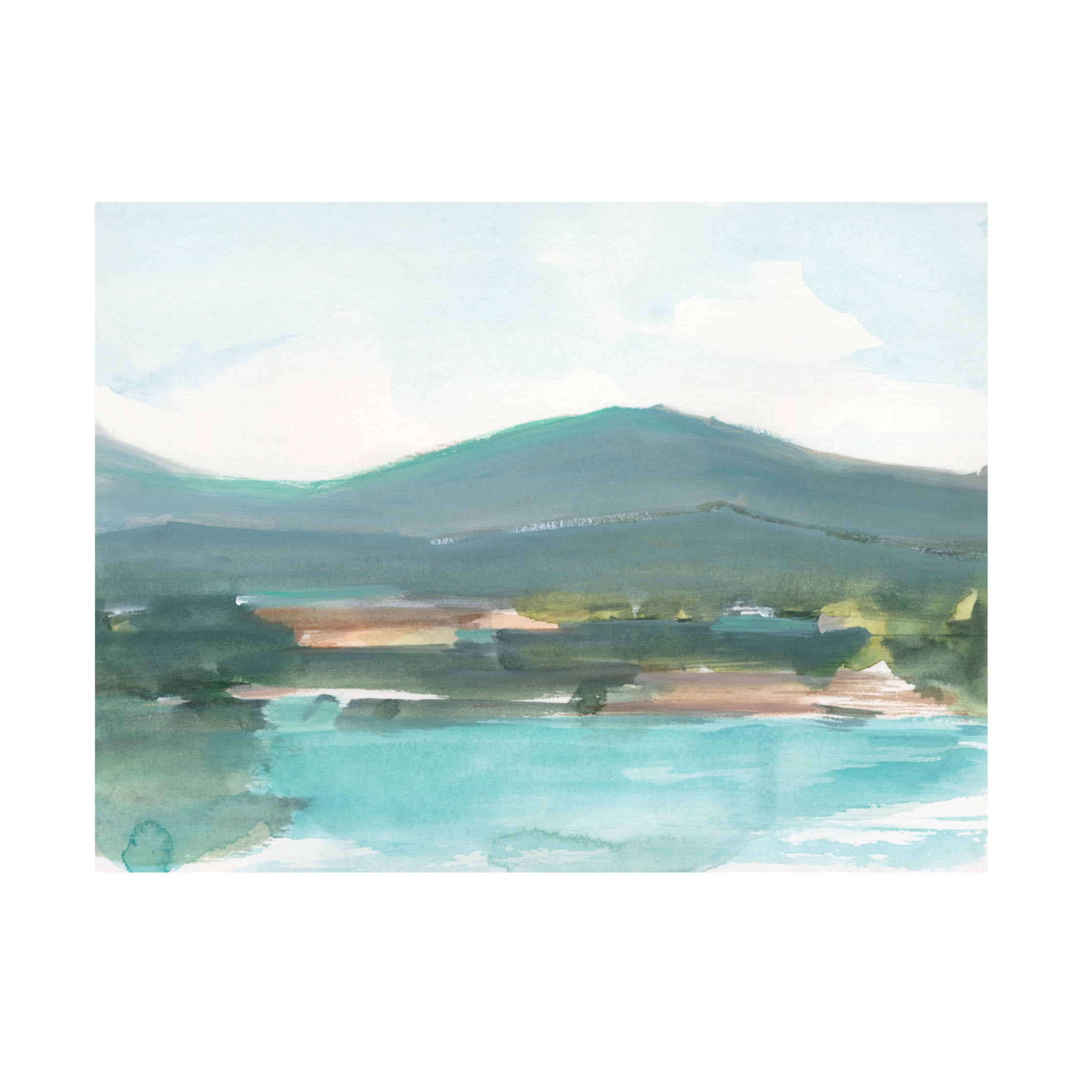 Canvas Wall Art - Ethan Harper 'View from the Sea II' Wall Art for Living Room, Bedroom, or Office Décor by Trademark Fine Art - 32 x 24 Inches