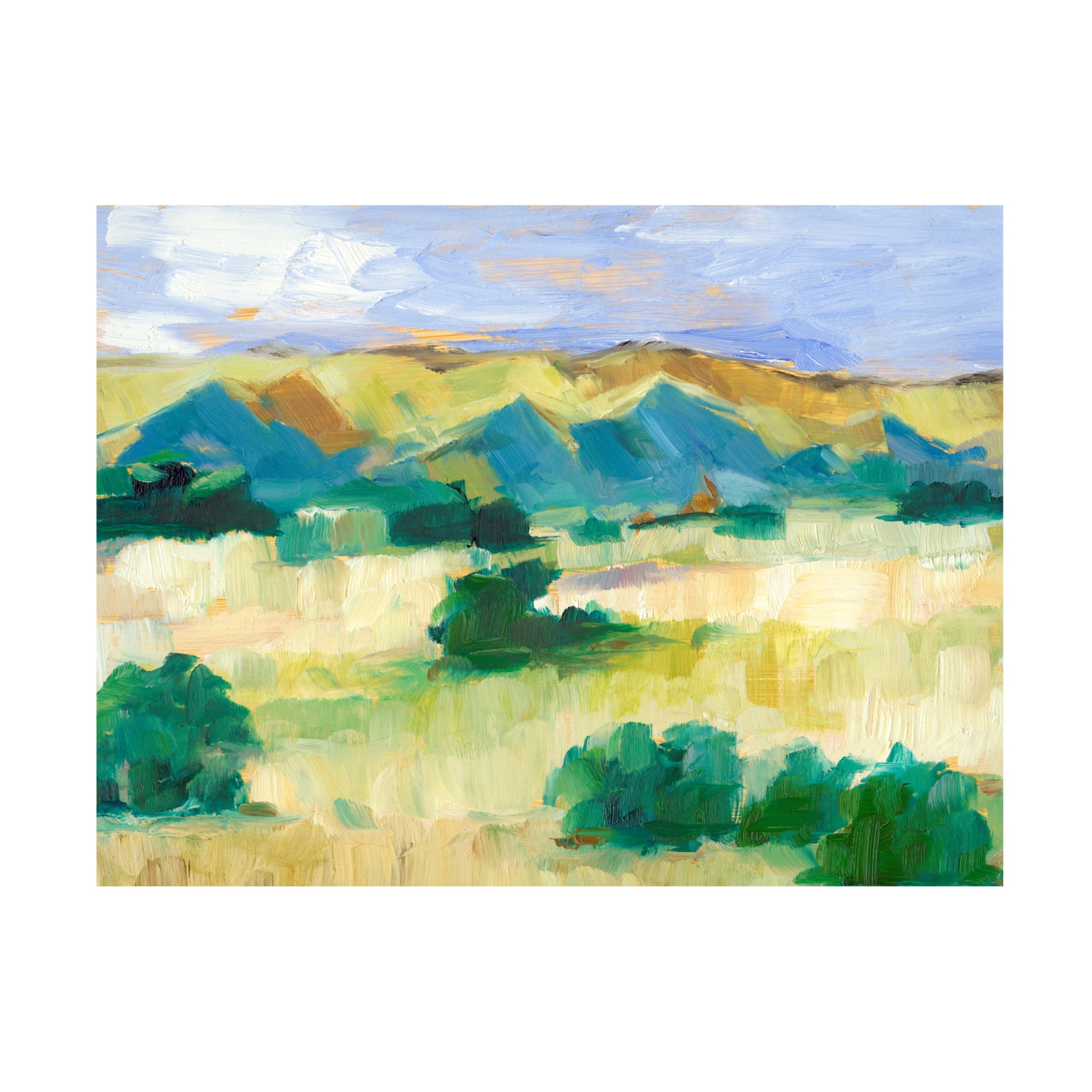 Canvas Wall Art - Ethan Harper 'Western Valley II' Wall Art for Living Room, Bedroom, or Office Décor by Trademark Fine Art - 47 x 35 Inches
