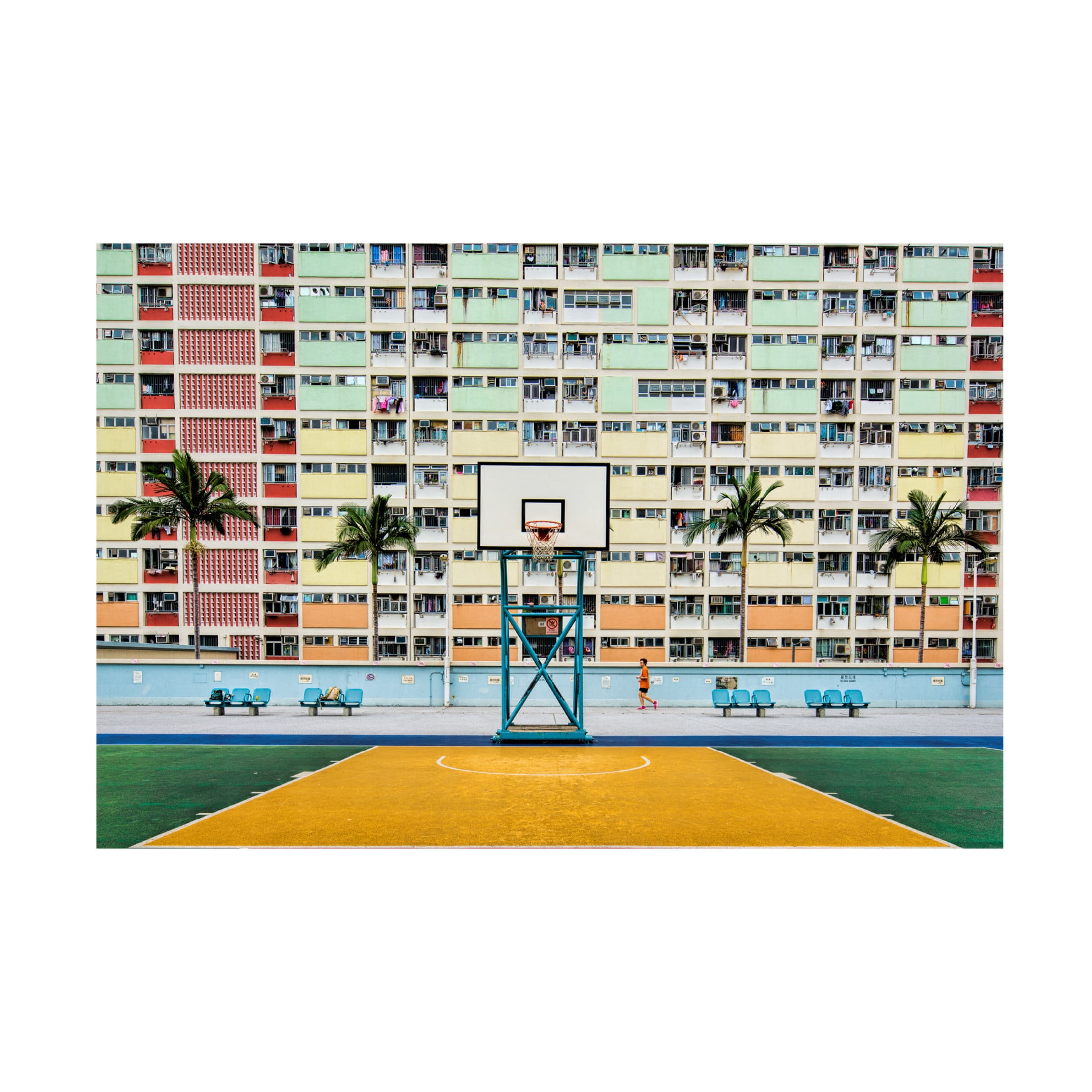 Canvas Wall Art - Fahad Abdualhameid 'The Runner' Wall Art for Living Room, Bedroom, or Office Décor by Trademark Fine Art - 47 x 30 Inches