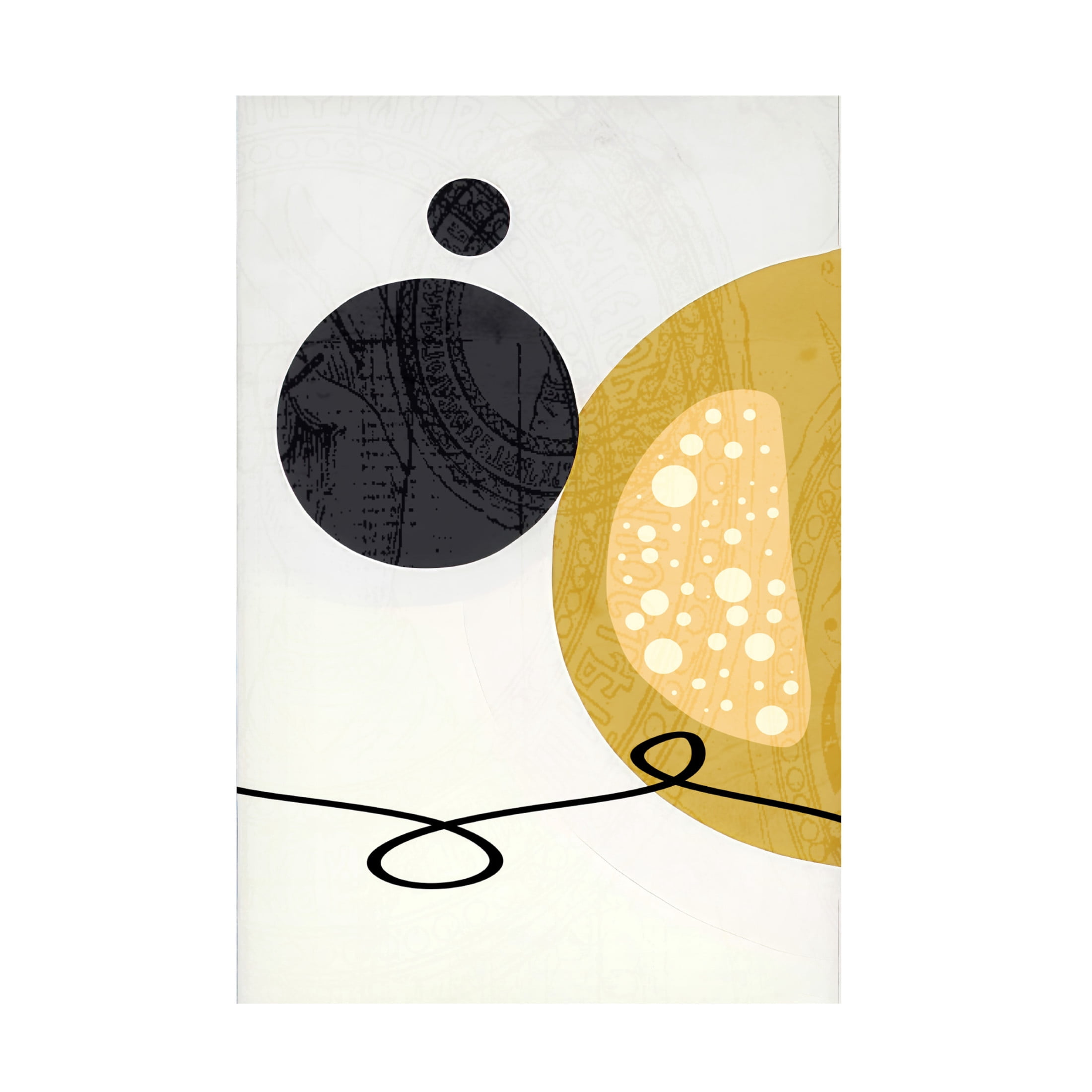 Canvas Wall Art - FootePrint Art 'Genesis' Wall Art for Living Room, Bedroom, or Office Décor by Trademark Fine Art - 22 x 32 Inches