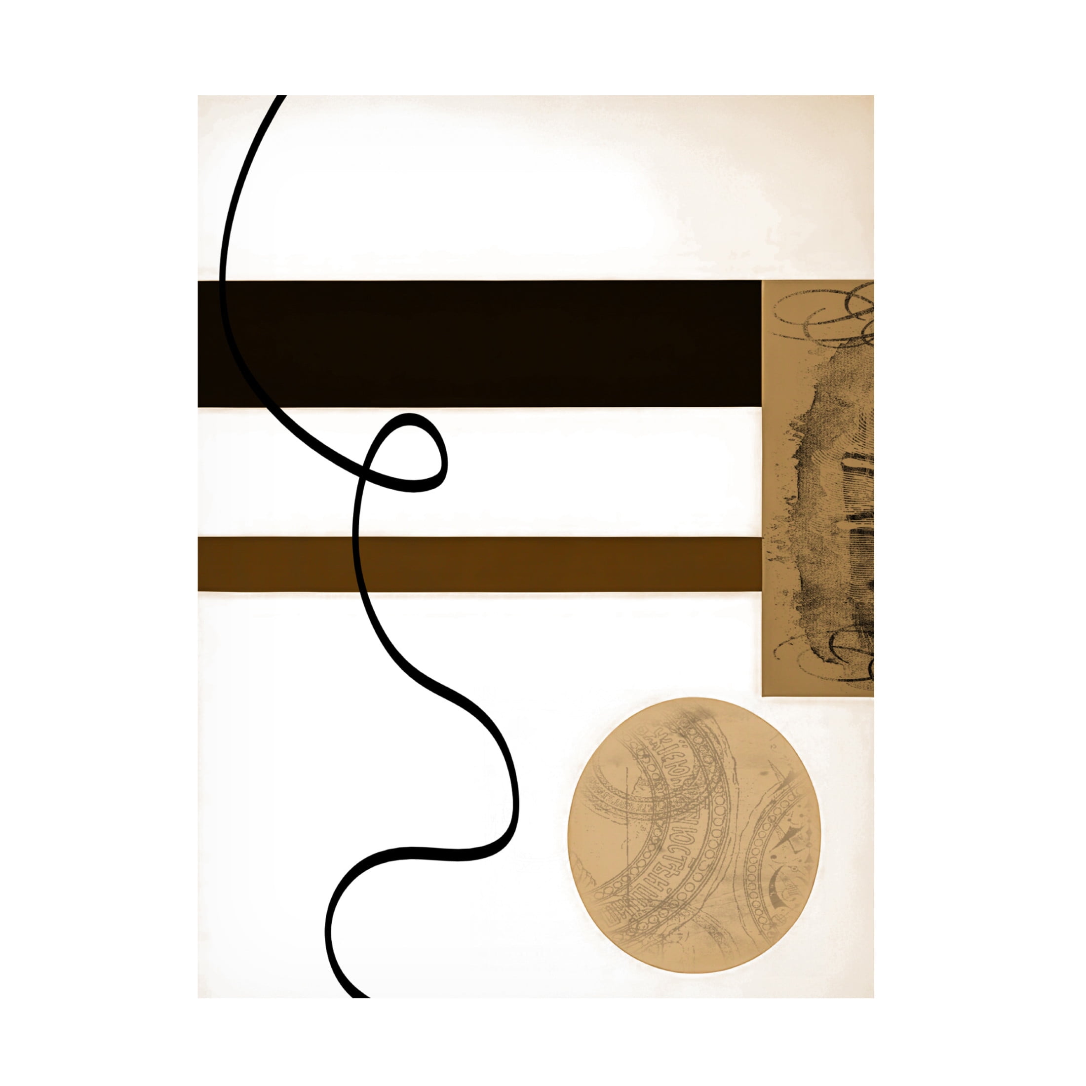 Canvas Wall Art - FootePrint Art 'Outset' Wall Art for Living Room, Bedroom, or Office Décor by Trademark Fine Art - 24 x 32 Inches