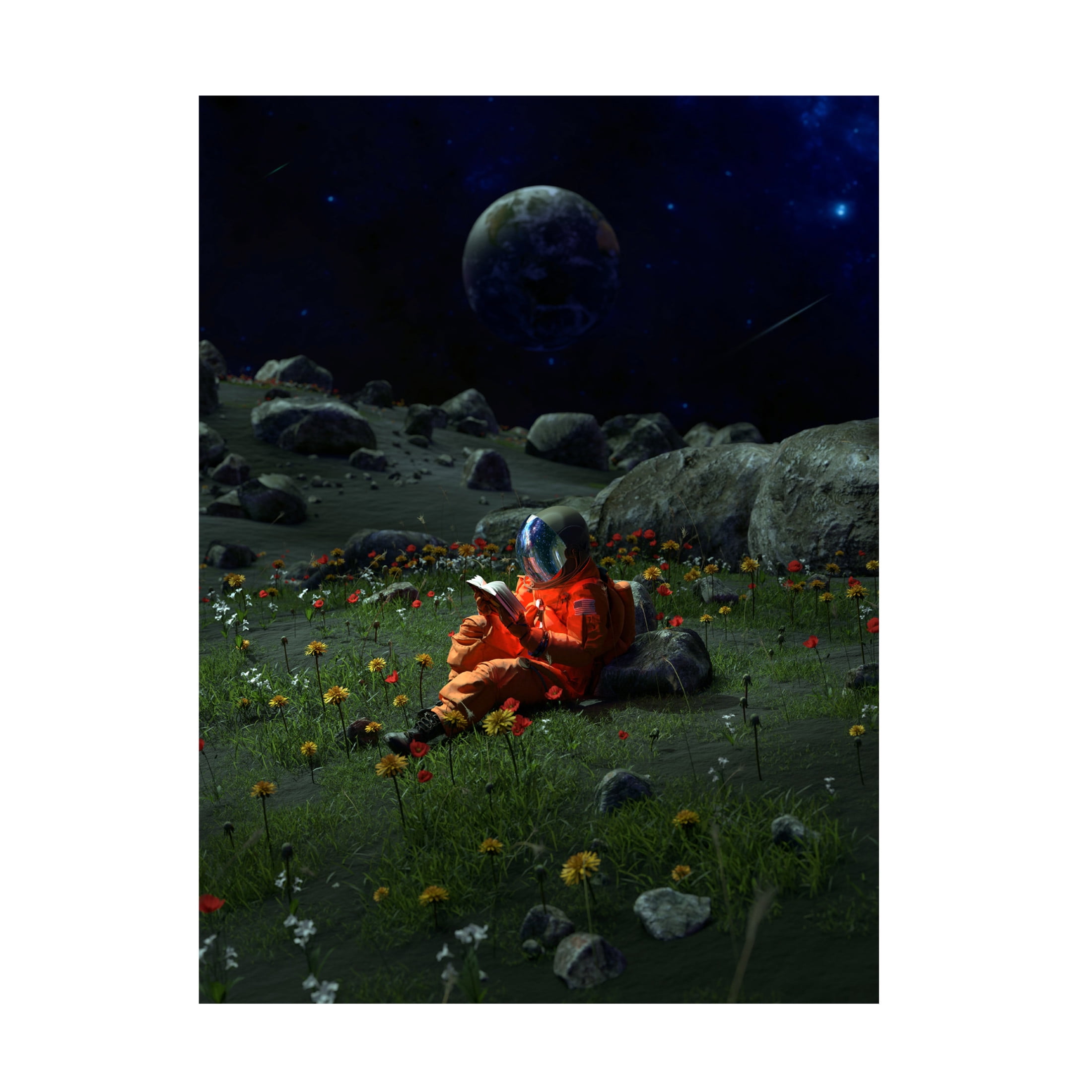 Canvas Wall Art - Francis Minoza 'Chapter Ix' Wall Art for Living Room, Bedroom, or Office Décor by Trademark Fine Art - 18 x 24 Inches