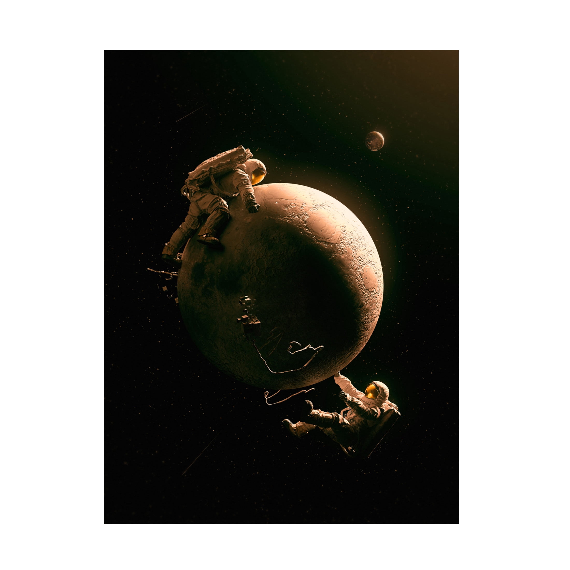 Canvas Wall Art - Francis Minoza 'Gravity Play' Wall Art for Living Room, Bedroom, or Office D?cor by Trademark Fine Art - 14 x 19 Inches