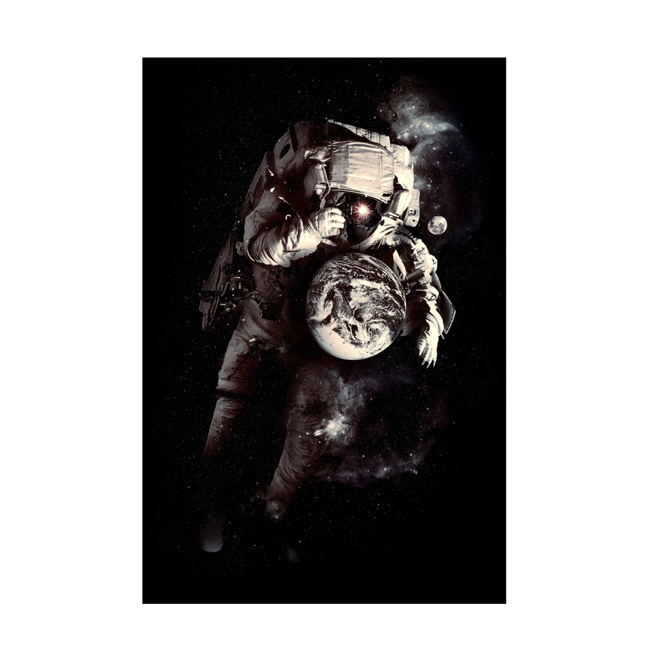 Canvas Wall Art - Francis Minoza 'It'S A Small World After All 2' Wall Art for Living Room, Bedroom, or Office D?cor by Trademark Fine Art - 30 x 47 Inches