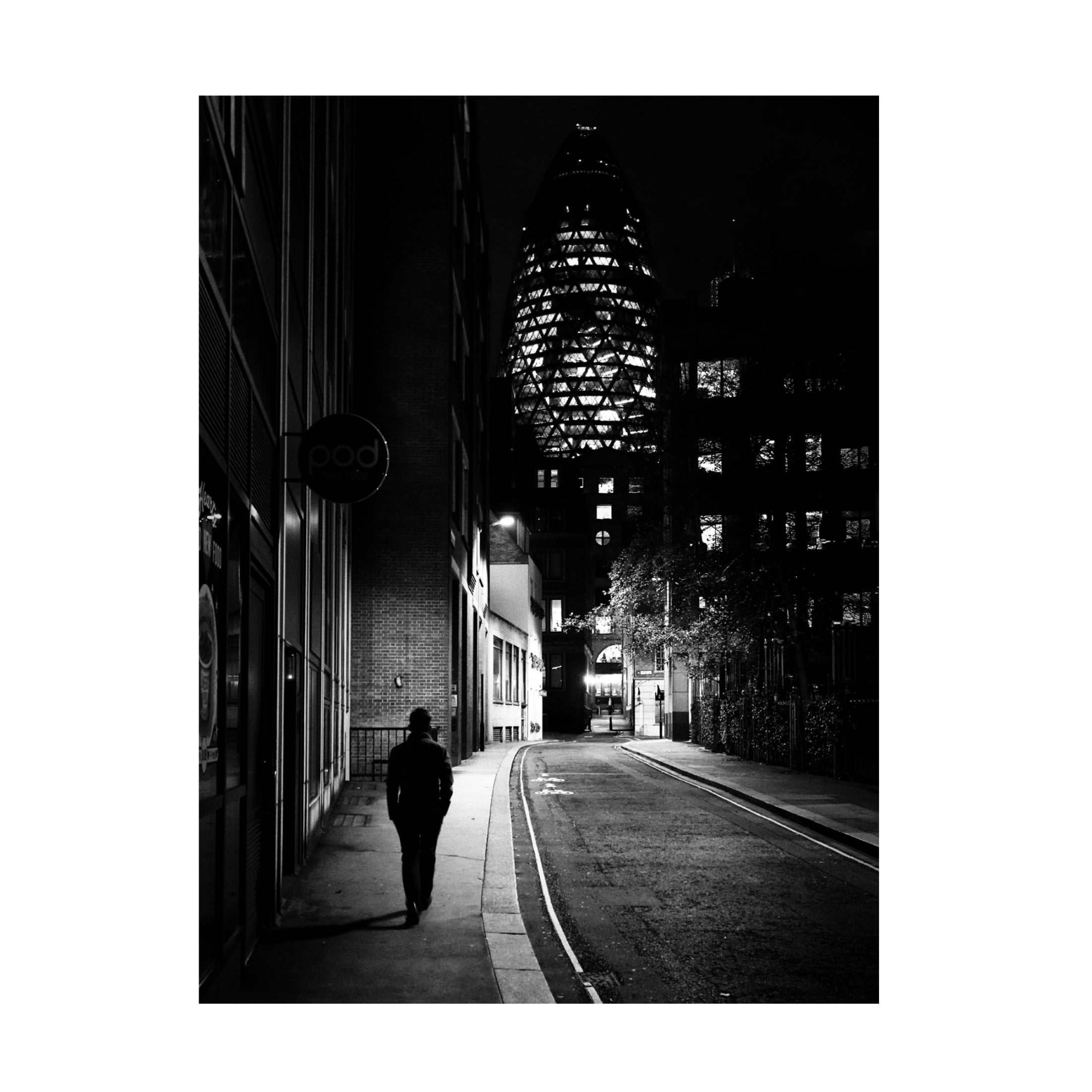 Canvas Wall Art - Franz Baumann 'Streets Of London' Wall Art for Living Room, Bedroom, or Office D?cor by Trademark Fine Art - 14 x 19 Inches
