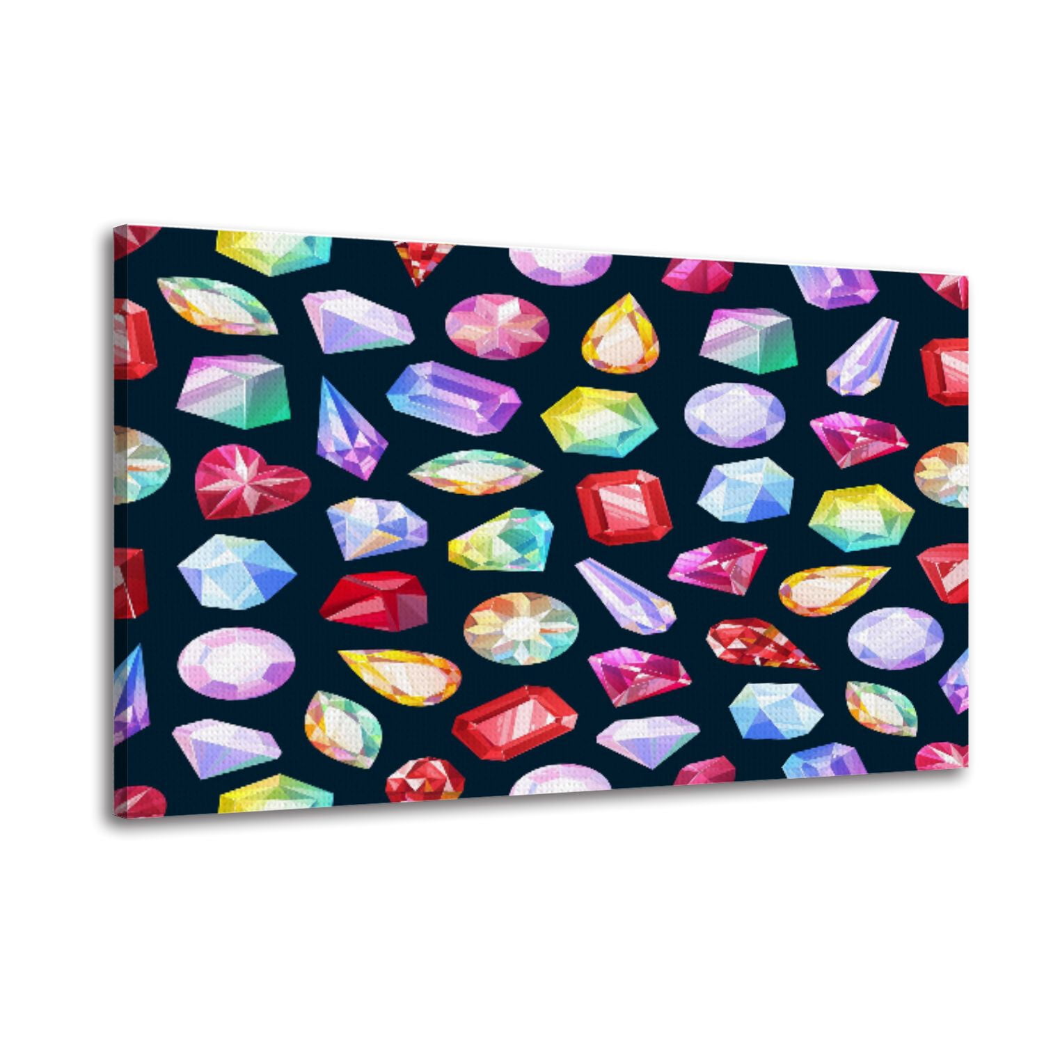 Canvas Wall Art Gemstones gem jewels diamonds jewelry precious stones