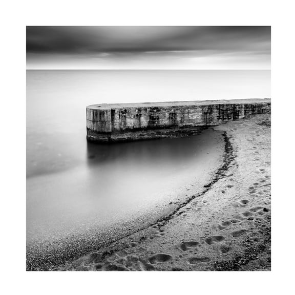 Canvas Wall Art - George Digalakis 'By The Sea 030' Wall Art for Living Room, Bedroom, or Office Décor by Trademark Fine Art - 14 x 14 Inches