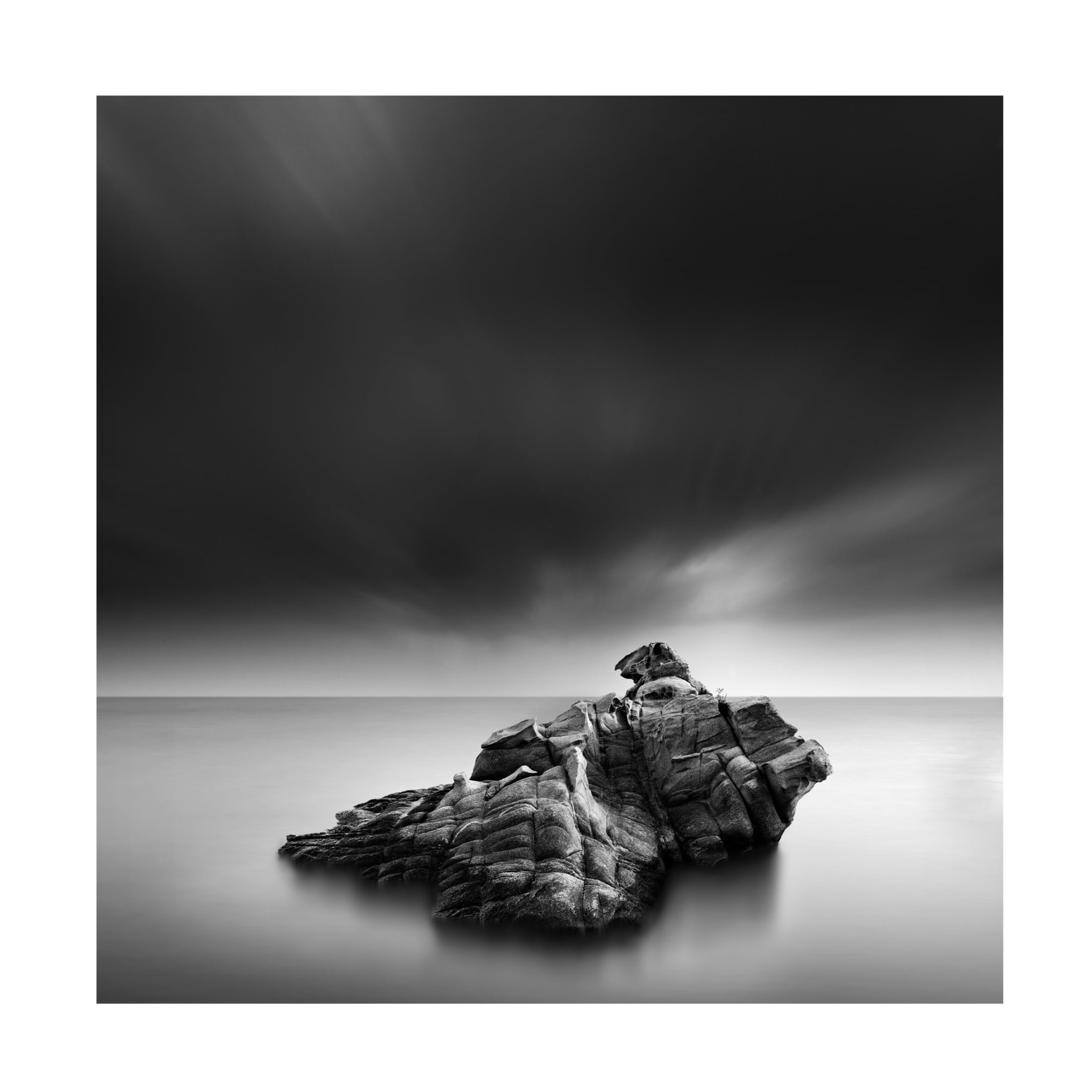 Canvas Wall Art - George Digalakis ' Heart Of Rock' Wall Art for Living Room, Bedroom, or Office Décor by Trademark Fine Art - 14 x 14 Inches