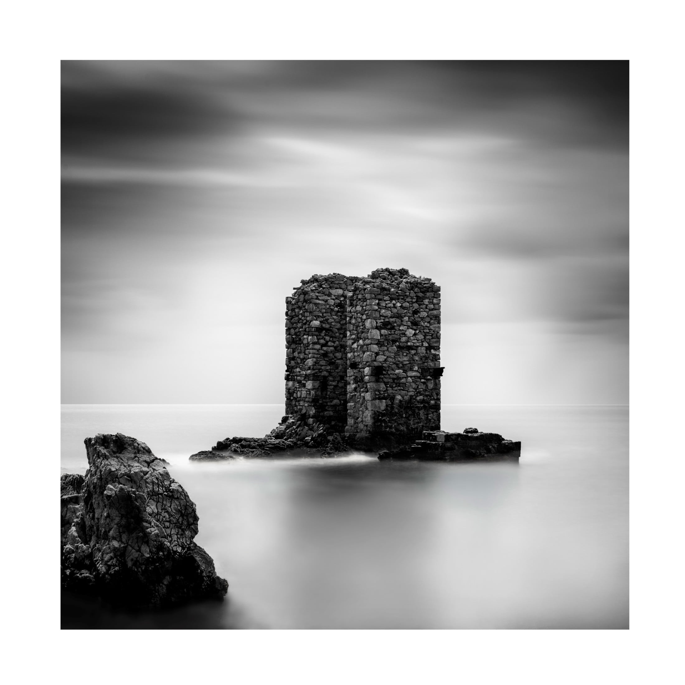 Canvas Wall Art - George Digalakis 'Impressions From Skyros' Wall Art for Living Room, Bedroom, or Office Décor by Trademark Fine Art - 35 x 35 Inches