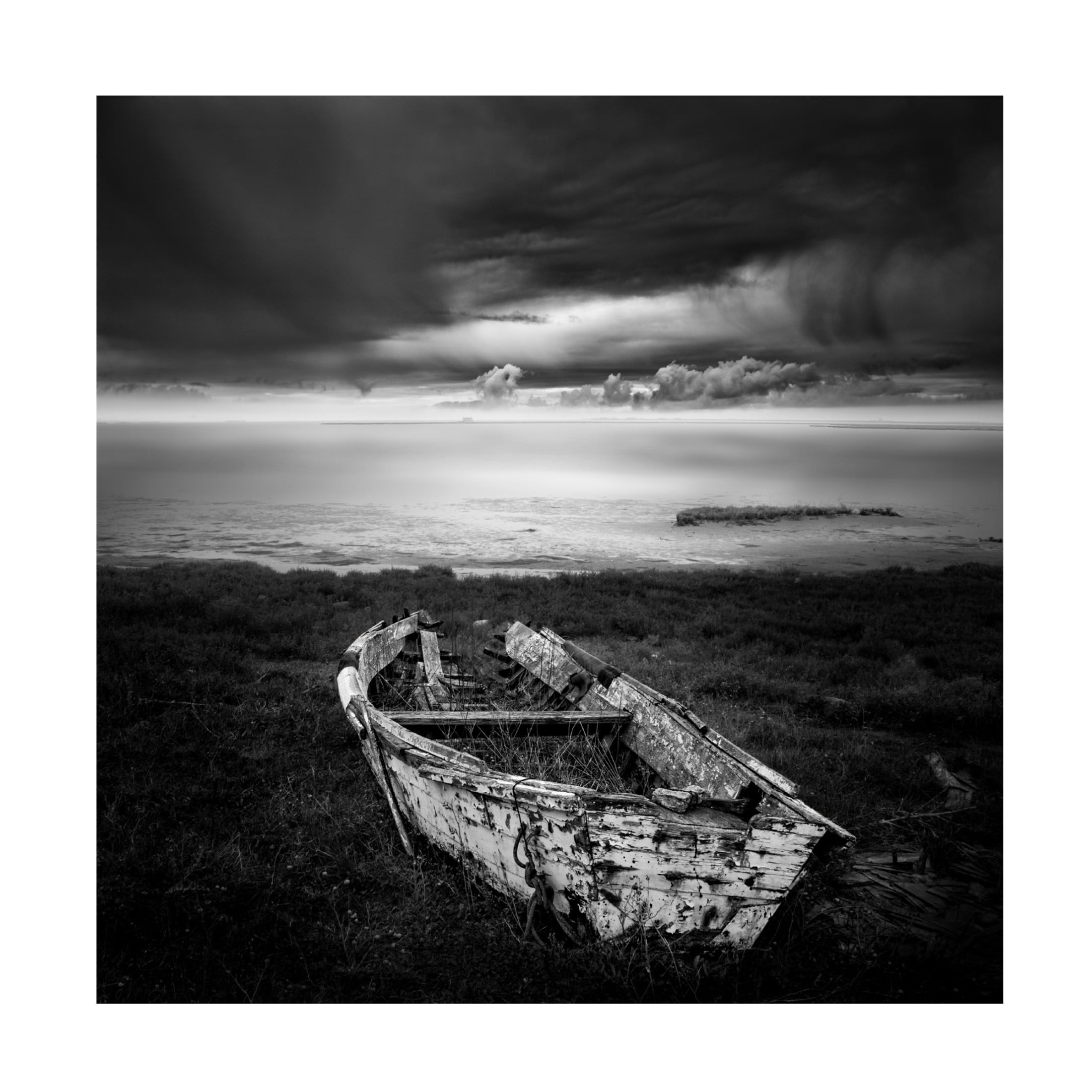 Canvas Wall Art - George Digalakis 'In A Broken Dream' Wall Art for Living Room, Bedroom, or Office D?cor by Trademark Fine Art - 35 x 35 Inches