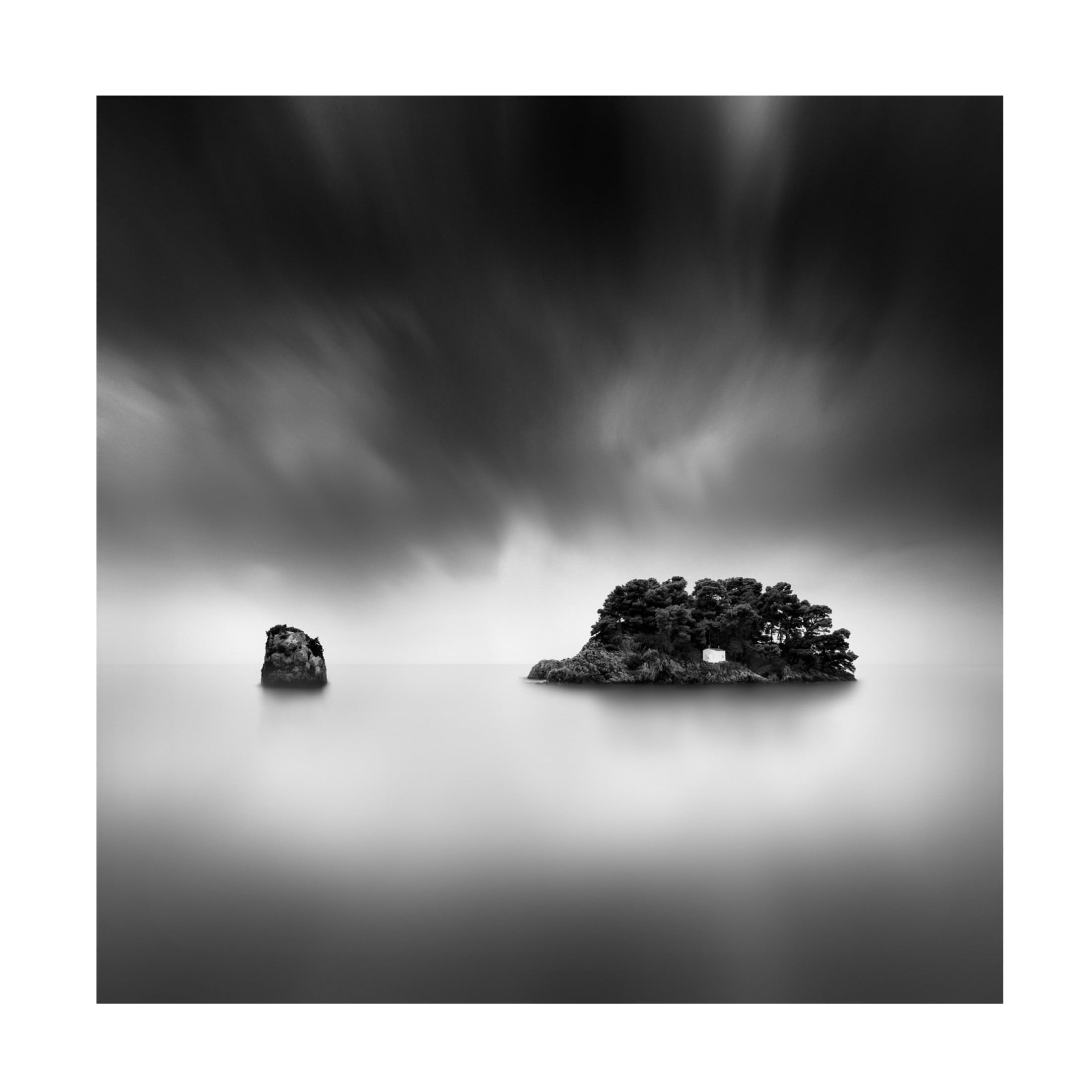 Canvas Wall Art - George Digalakis 'Madonnas Chapel' Wall Art for Living Room, Bedroom, or Office D?cor by Trademark Fine Art - 14 x 14 Inches