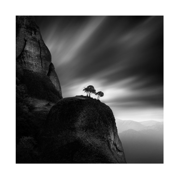 Canvas Wall Art - George Digalakis 'Meteora Impressions' Wall Art for Living Room, Bedroom, or Office D?cor by Trademark Fine Art - 35 x 35 Inches