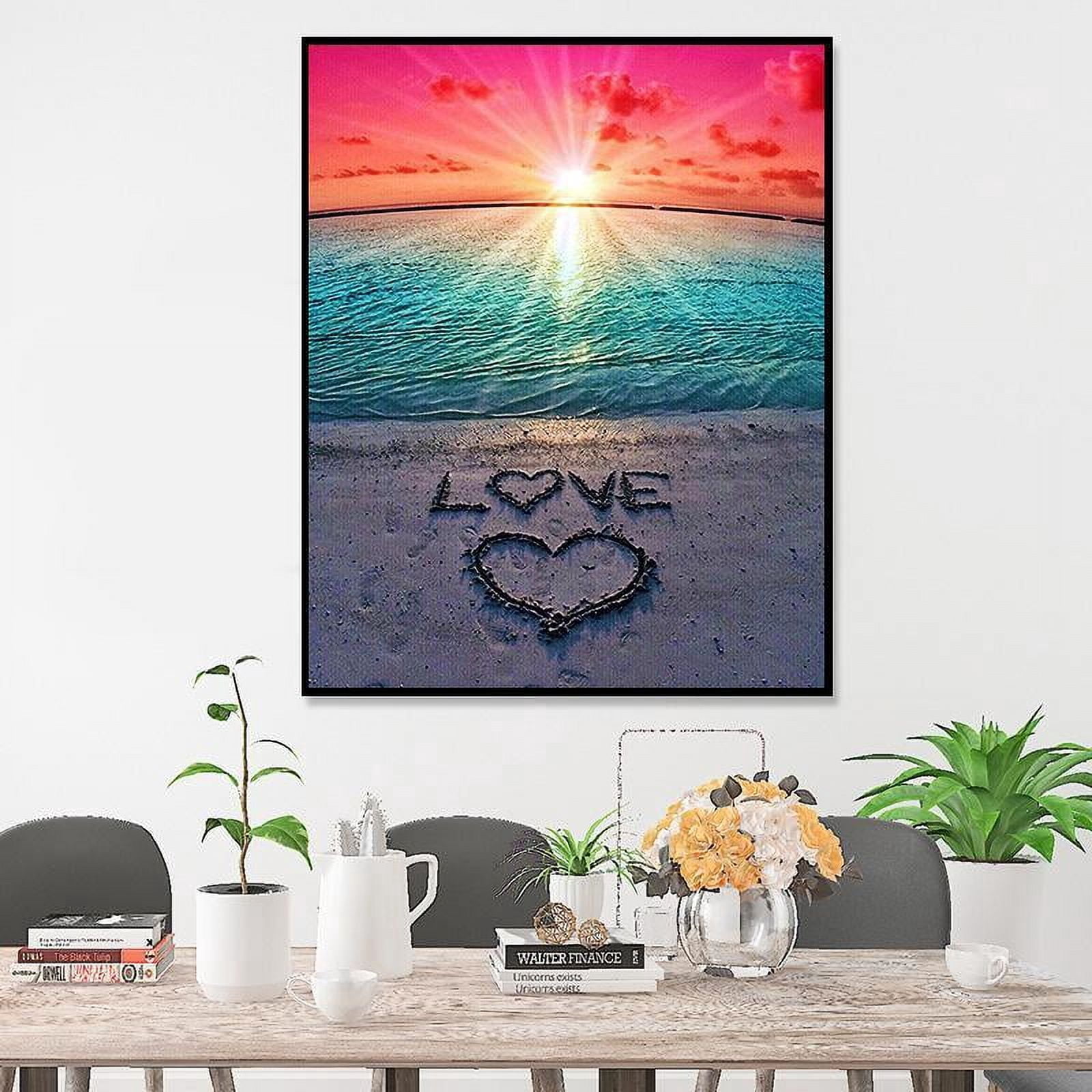 Canvas Wall Art - George Digalakis 'The Island' Wall Art for Living Room, Bedroom, or Office Décor by Trademark Fine Art - 14 x 14 Inches