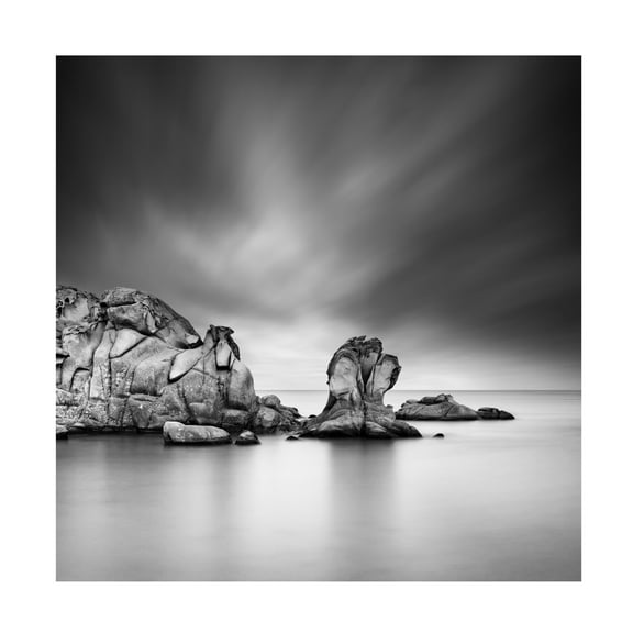 Canvas Wall Art - George Digalakis 'Third Rock From The Sun' Wall Art for Living Room, Bedroom, or Office Décor by Trademark Fine Art - 14 x 14 Inches