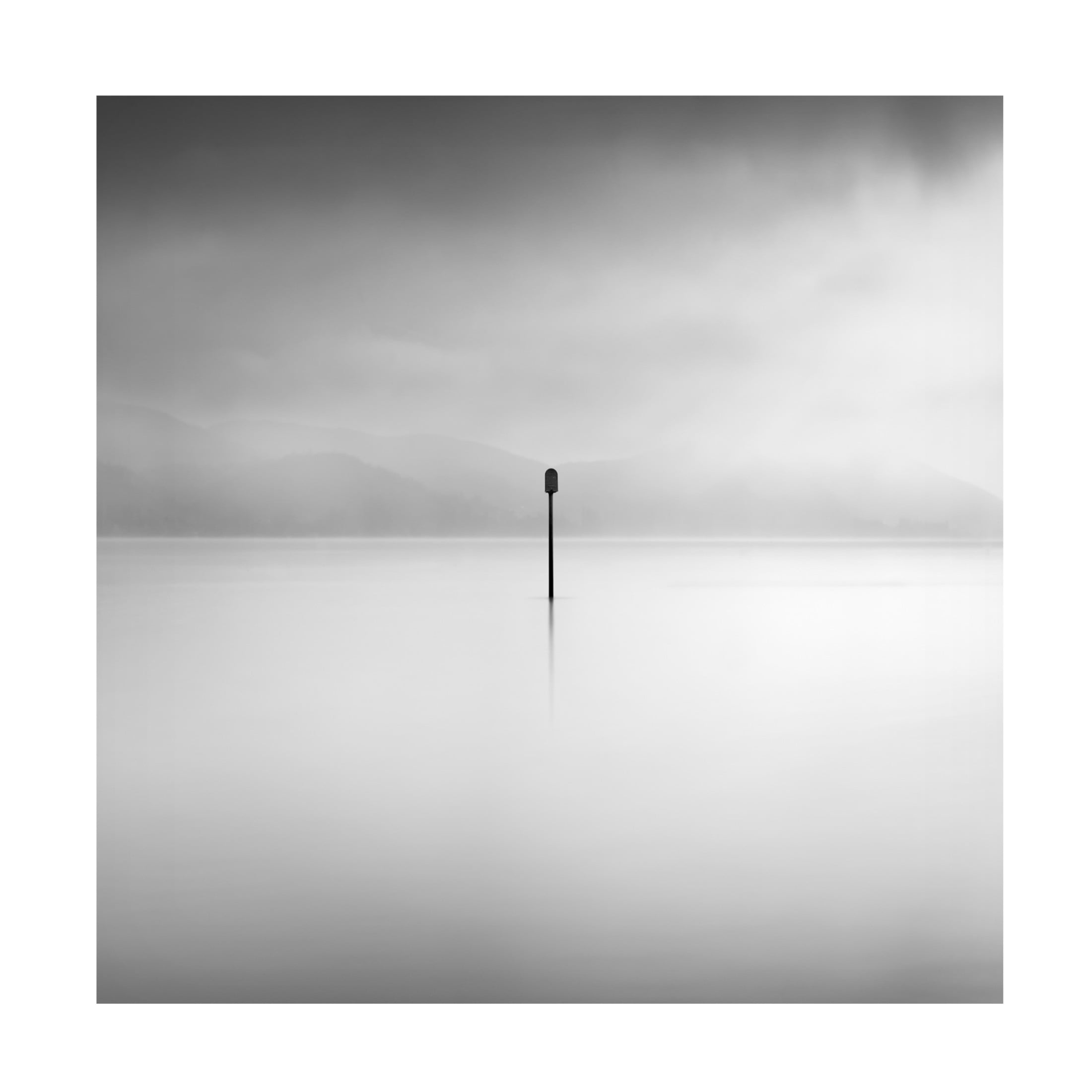 Canvas Wall Art - George Digalakis 'Whispering Lakes 003' Wall Art for Living Room, Bedroom, or Office Décor by Trademark Fine Art - 35 x 35 Inches