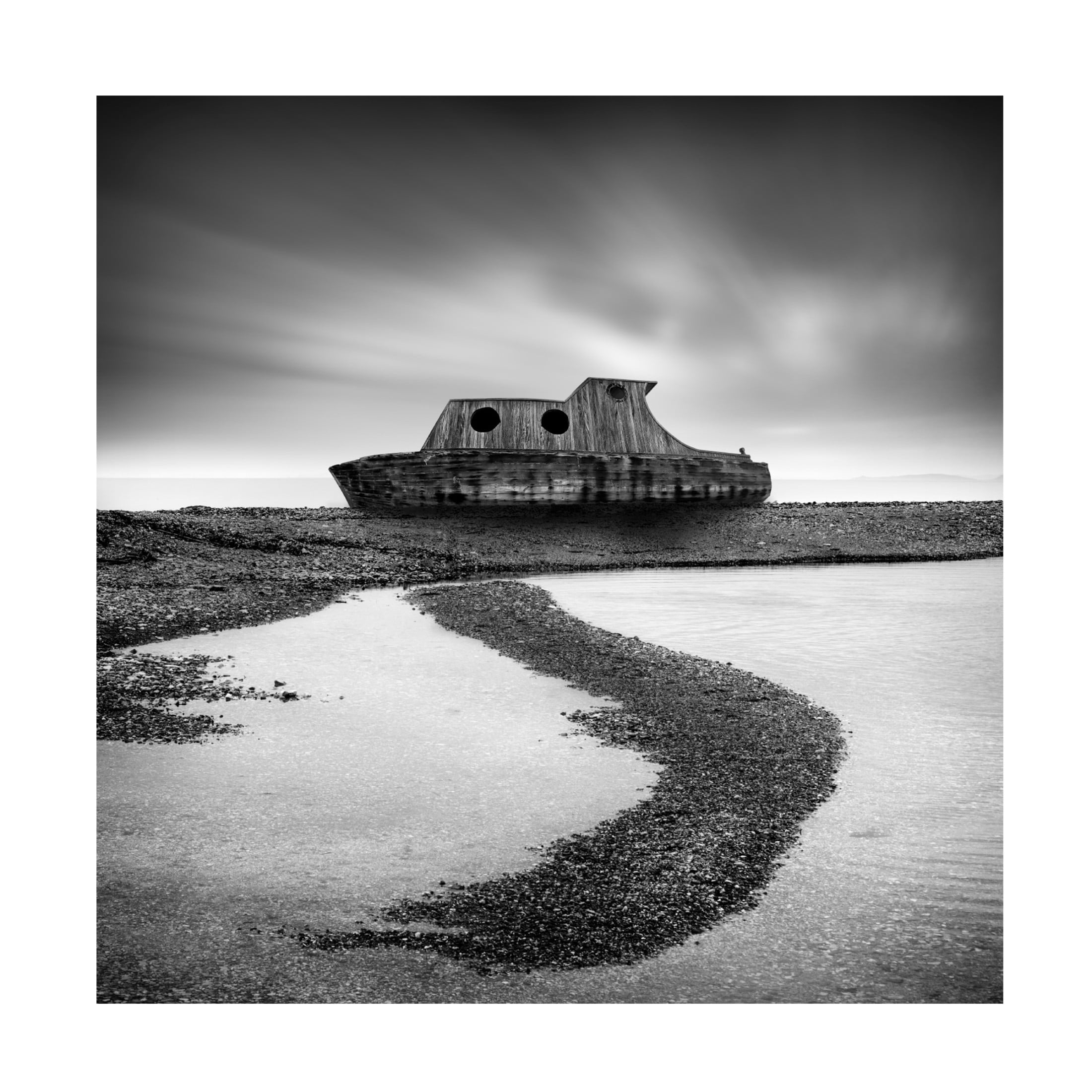 Canvas Wall Art - George Digalakis 'Wrecks 02' Wall Art for Living Room, Bedroom, or Office Décor by Trademark Fine Art - 18 x 18 Inches