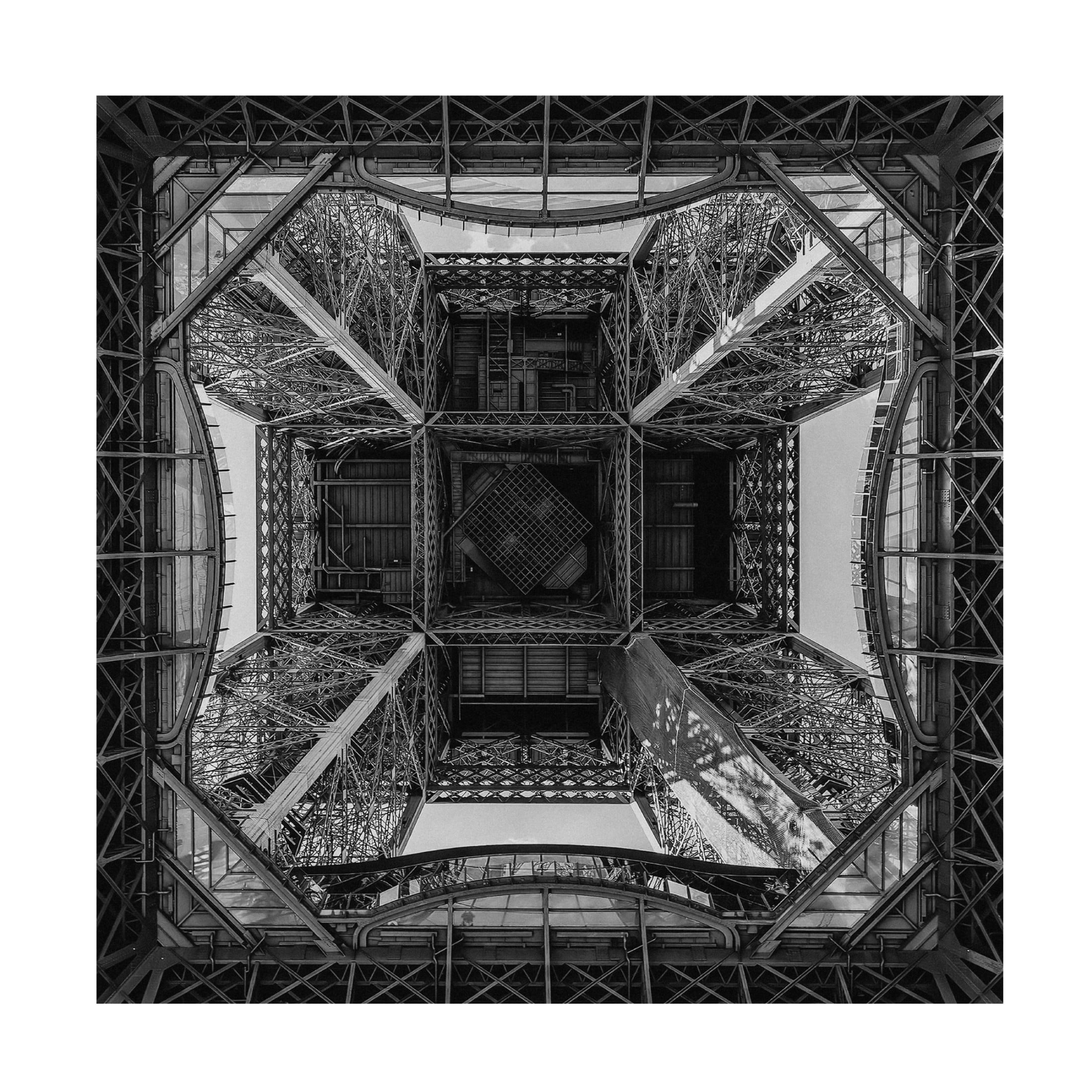 Canvas Wall Art - Georges Friant 'Eiffel Tower' Wall Art for Living Room, Bedroom, or Office D?cor by Trademark Fine Art - 14 x 14 Inches